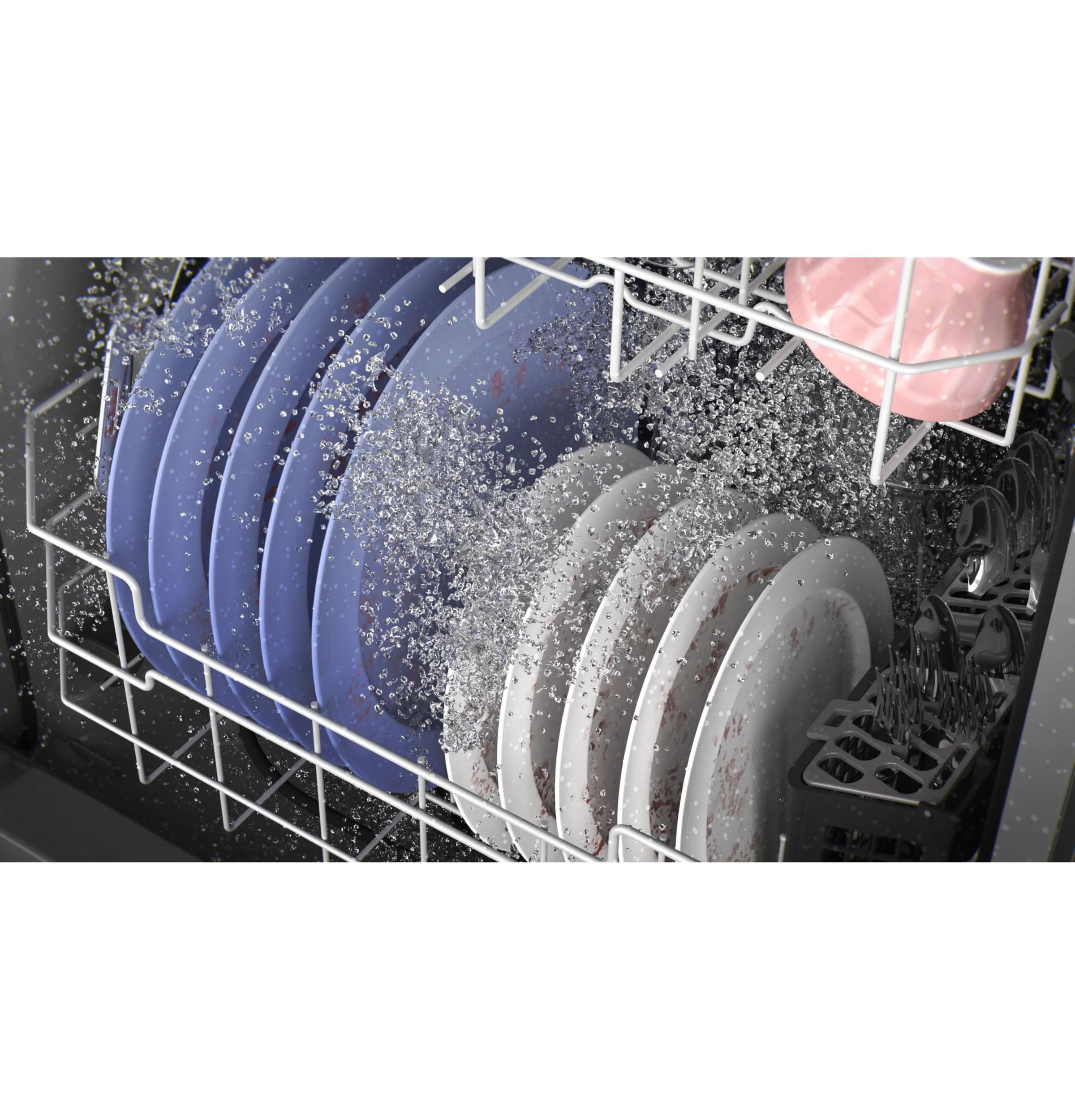 GDT595HYYFS GE® ENERGY STAR® Top Control Hybrid Tub Dishwasher with Third Rack, Bottle Jets, Dry Boost & 50 dBA - Image 12