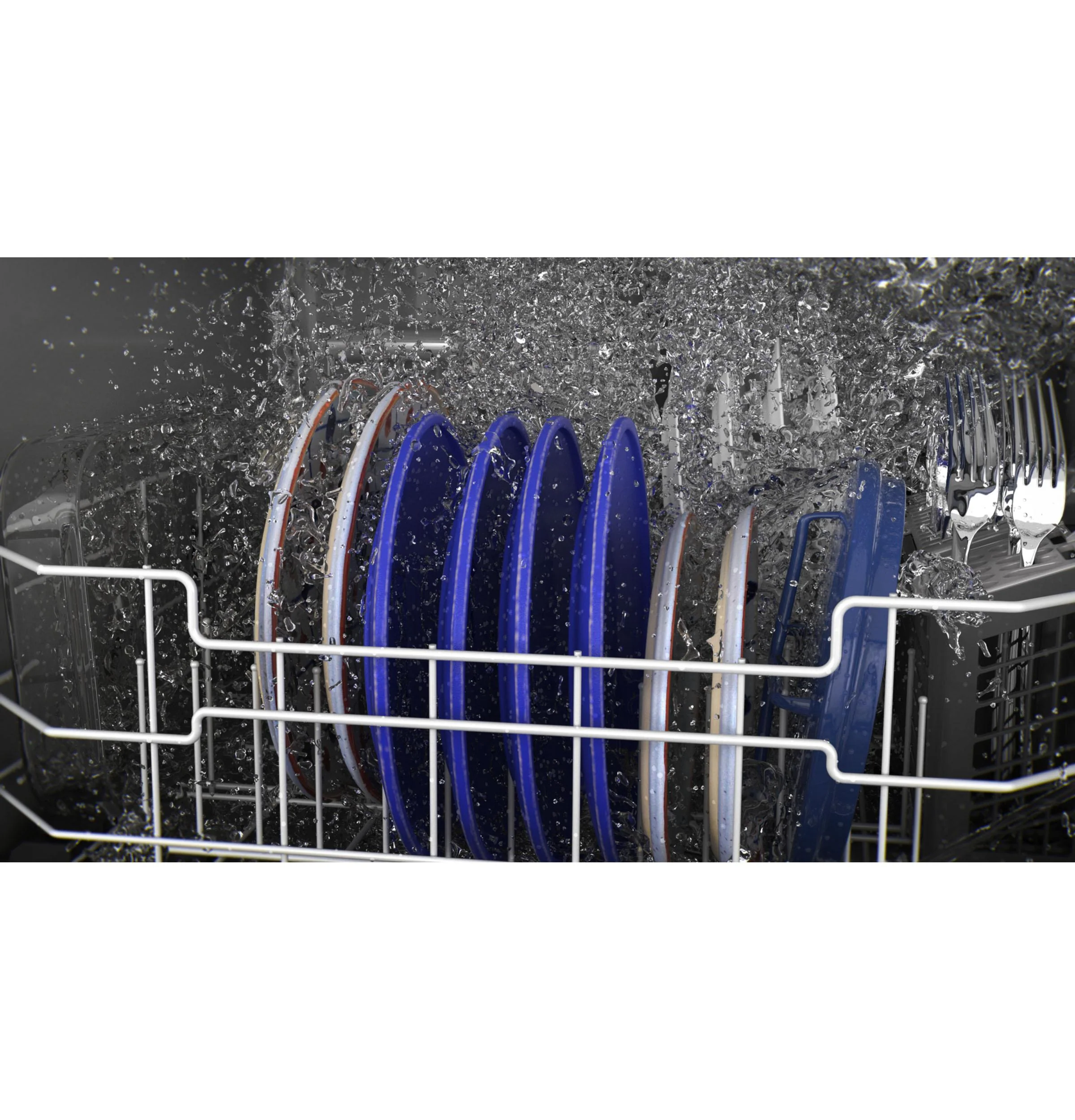 GDT595HYYFS GE® ENERGY STAR® Top Control Hybrid Tub Dishwasher with Third Rack, Bottle Jets, Dry Boost & 50 dBA - Image 14