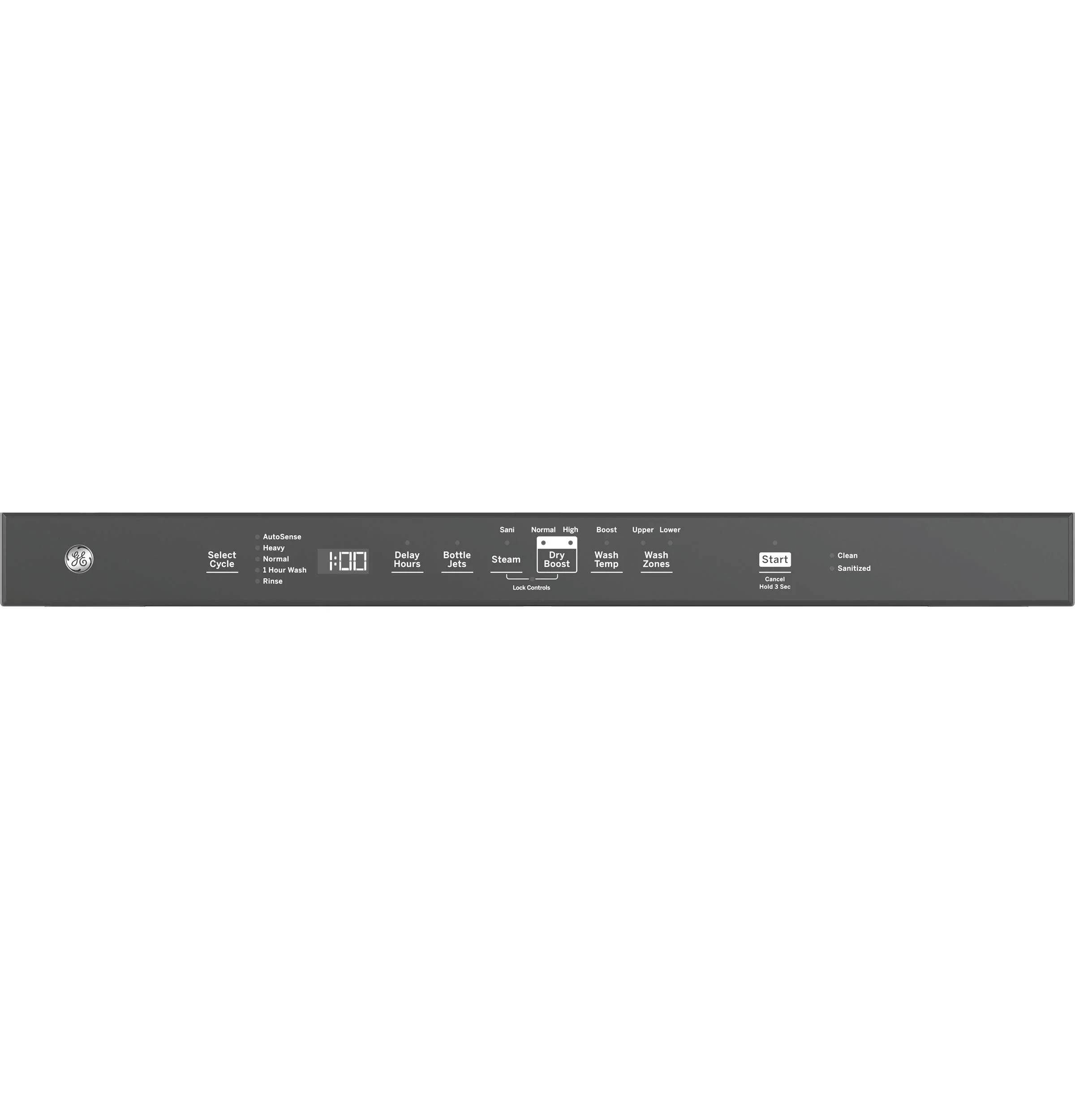 GDT670SMVES GE® ENERGY STAR® Top Control with Stainless Steel Interior Dishwasher with Sanitize Cycle - Image 4