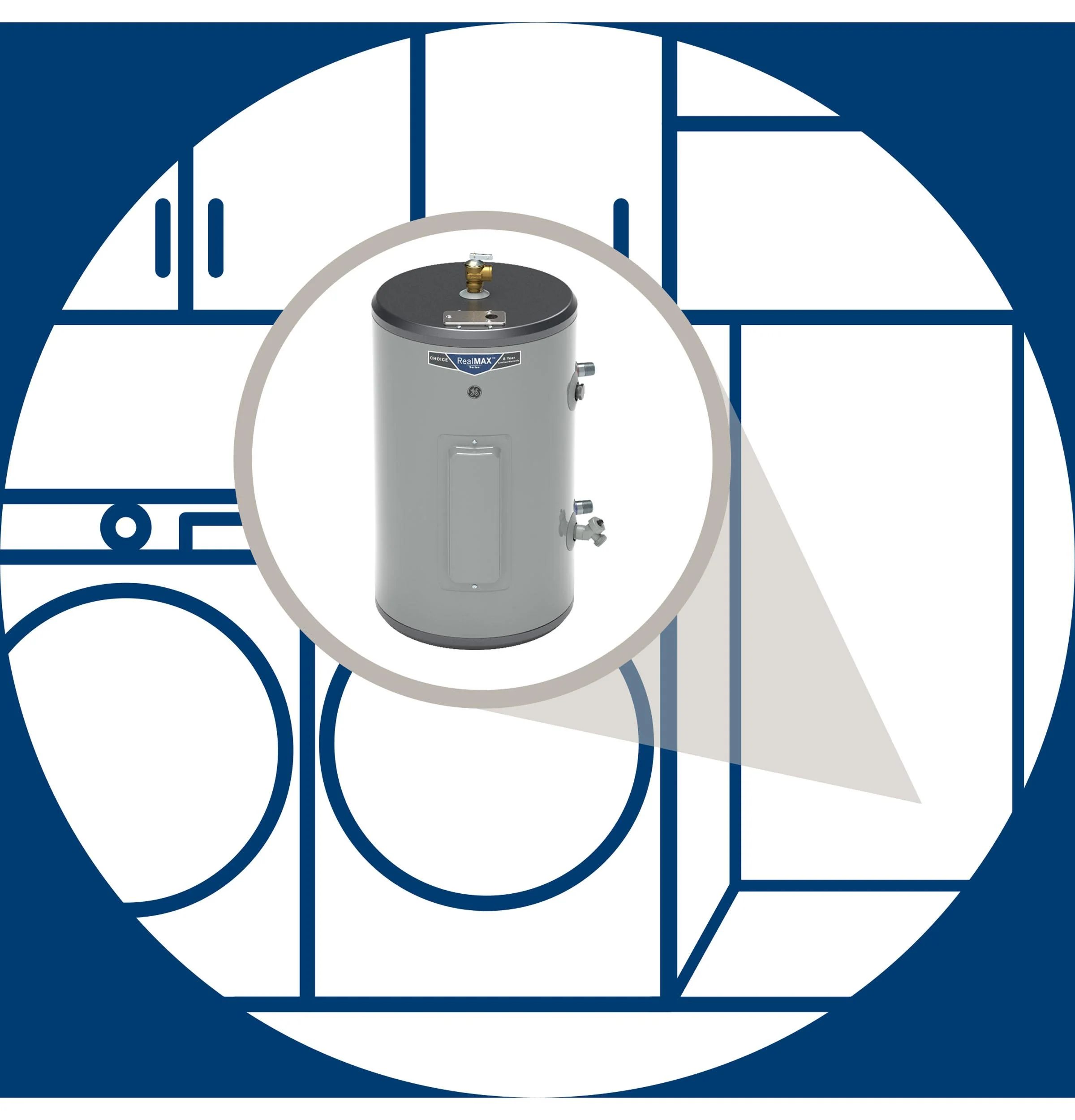 GE10P08BAR GE® 10 Gallon Electric Point of Use Water Heater - Image 6