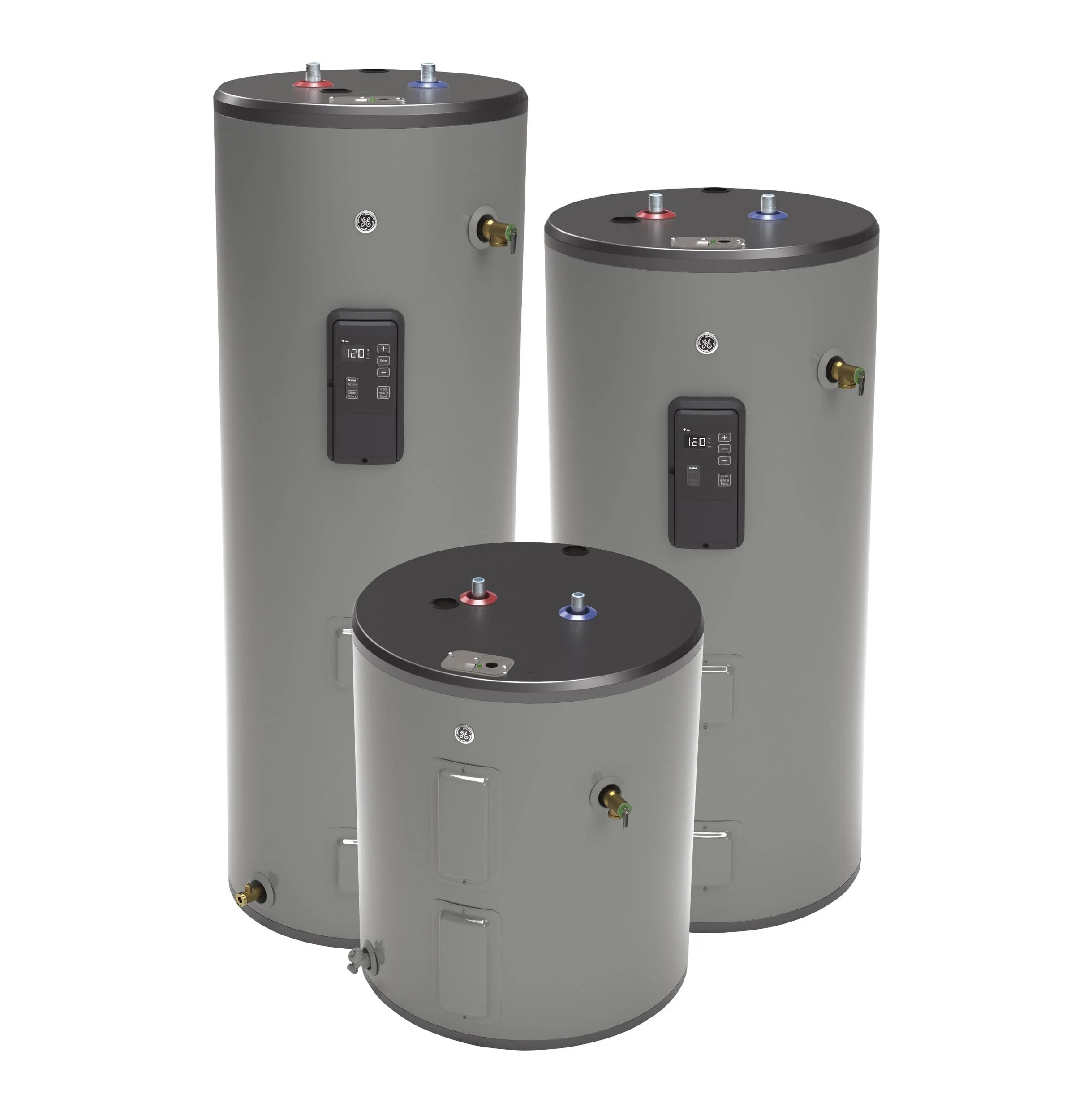 GE40L08DAT GE® 36 Gallon Top Port Lowboy 4500W Electric Water Heater - Image 4