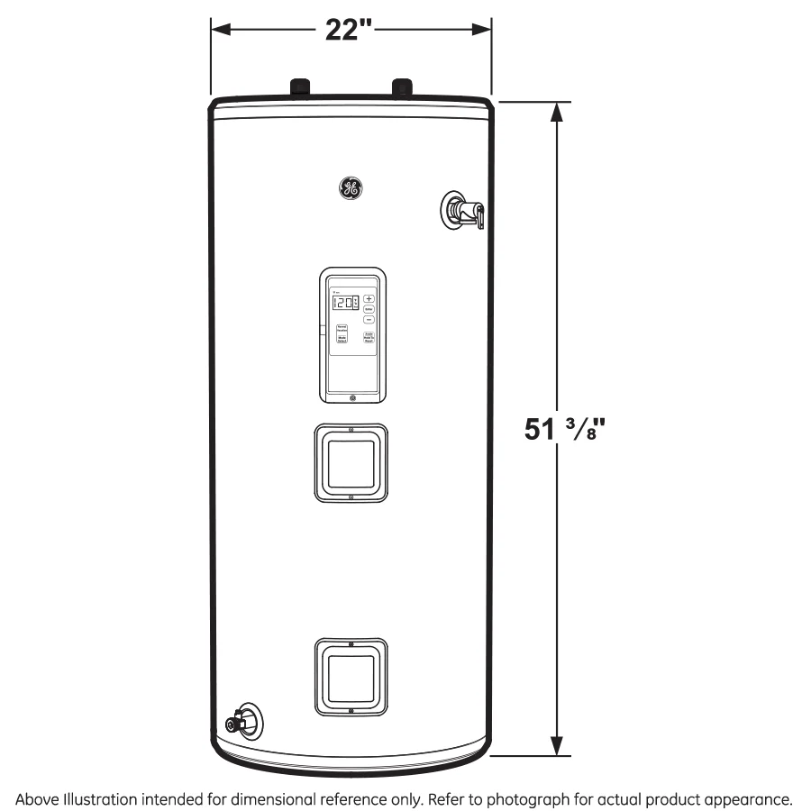GE40S12BLM GE® Smart 40 Gallon Short Electric Water Heater - Image 8