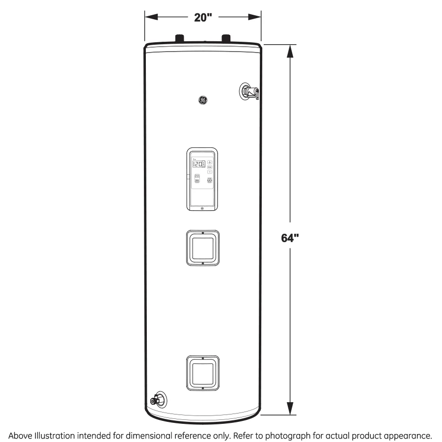 GE40T12BLM GE® Smart 40 Gallon Tall Electric Water Heater - Image 9