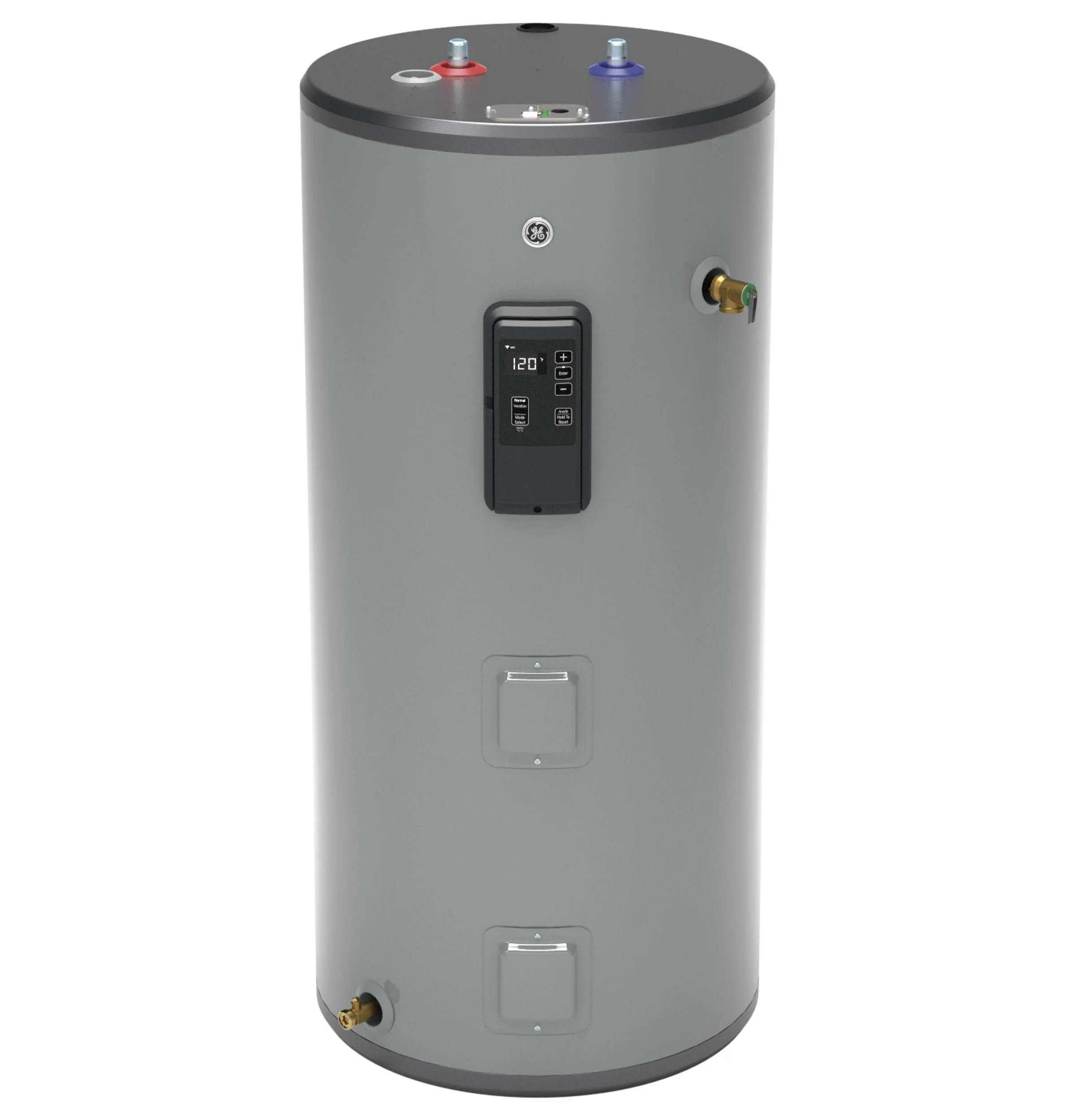 GE50S12BLM GE® Smart 50 Gallon Short Electric Water Heater