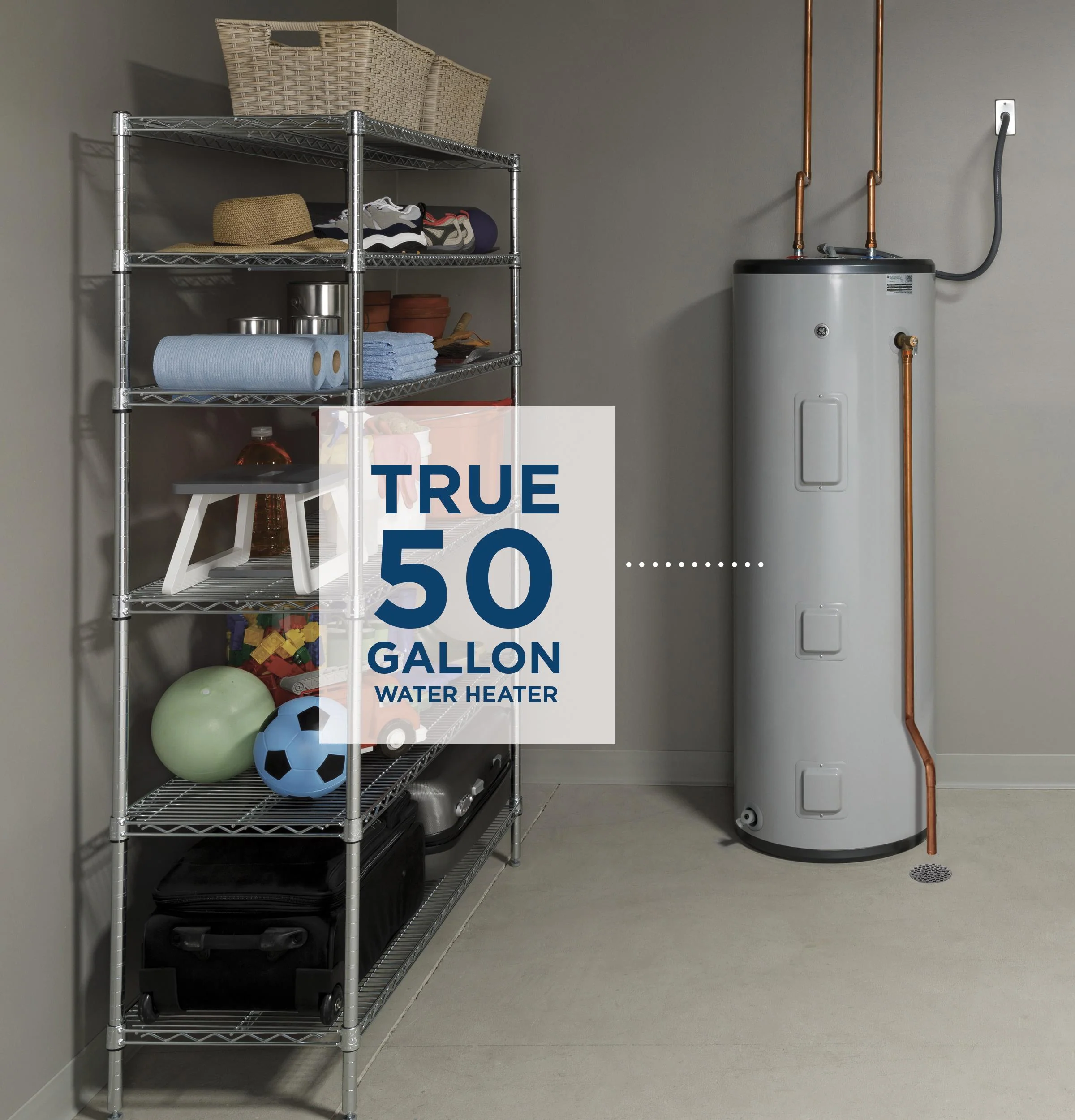 GE50T08BAM GE® 50 Gallon Tall Electric Water Heater - Image 4