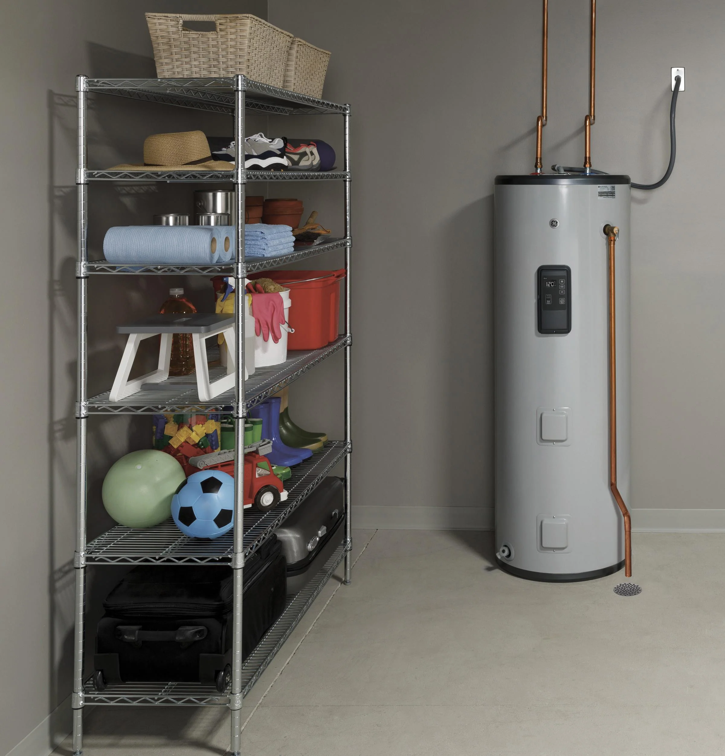 GE50T10BLM GE® Smart 50 Gallon Tall Electric Water Heater - Image 8