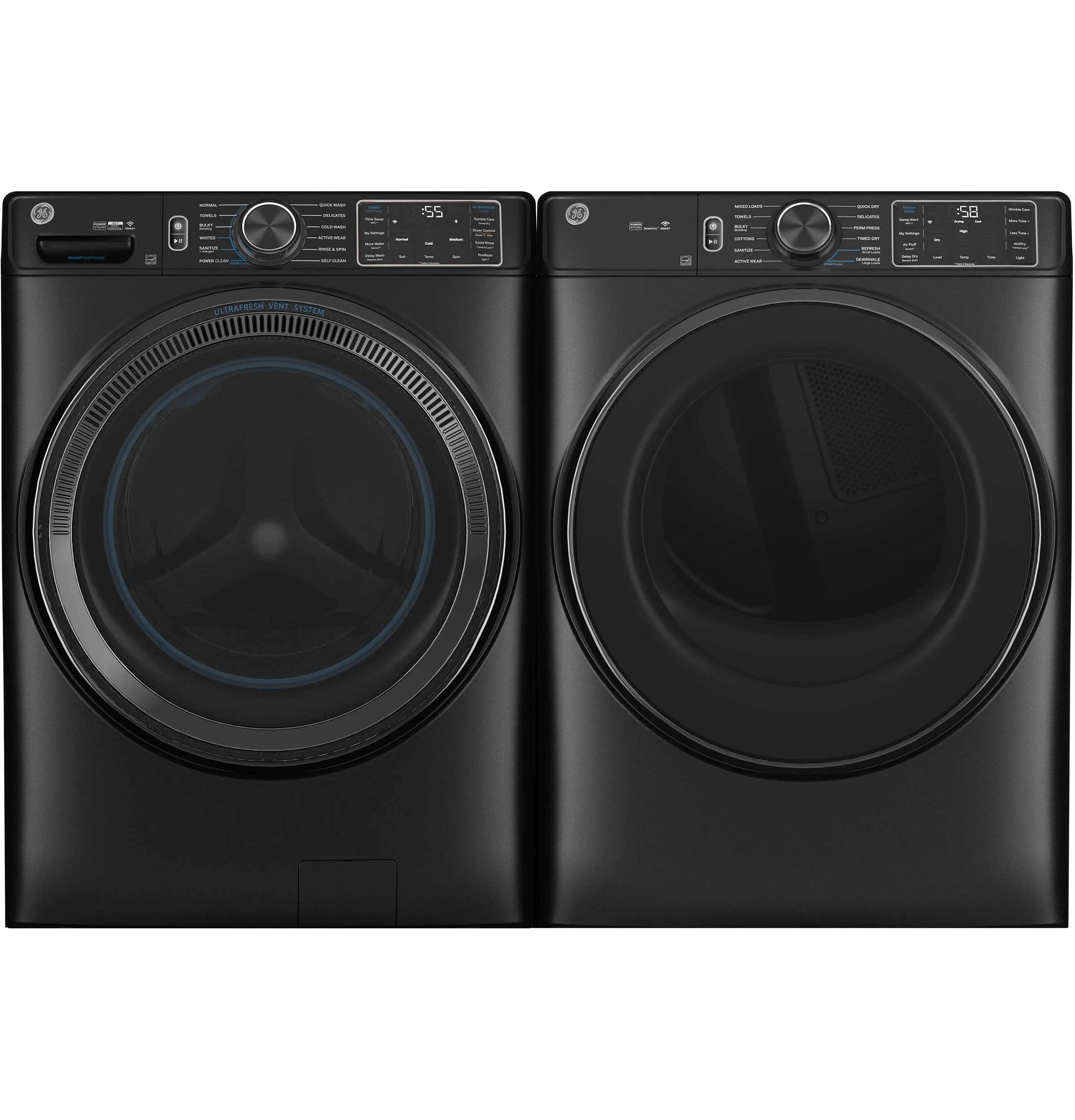 GFD65GSPVDS GE® ENERGY STAR® 7.8 cu. ft. Capacity Smart Front Load Gas Dryer with Steam and Sanitize Cycle - Image 4