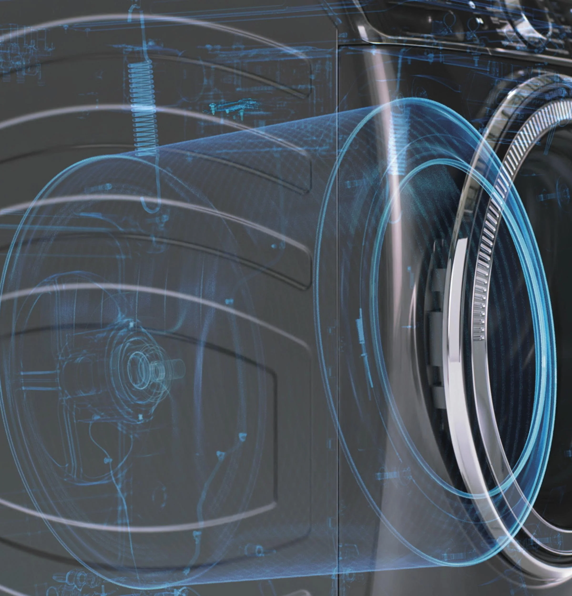 GFW350SPYDS GE® ENERGY STAR® 4.6 cu. ft. Capacity Smart Front Load Washer with UltraFresh Vent System with OdorBlock™ - Image 13