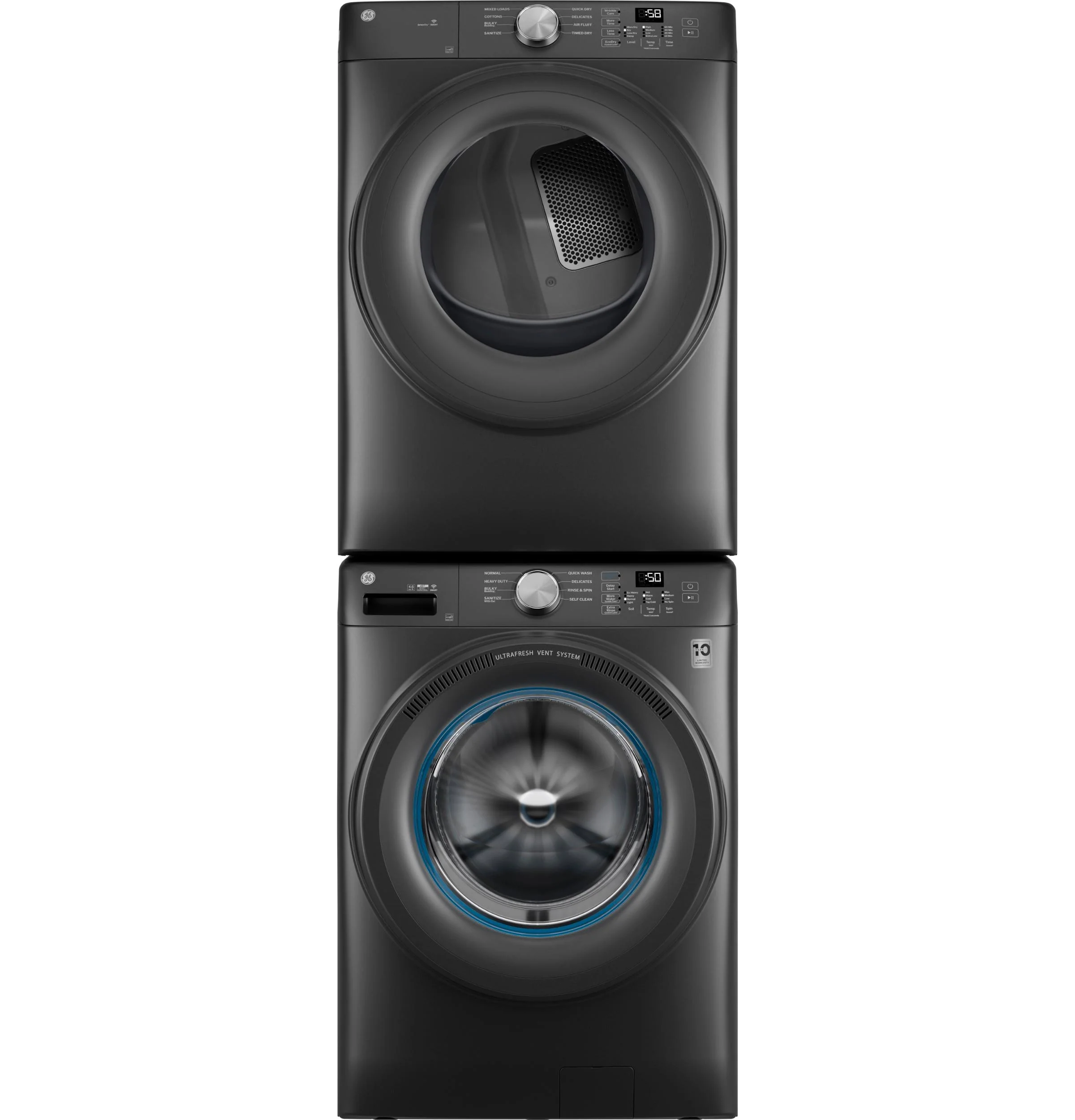 GFW350SPYDS GE® ENERGY STAR® 4.6 cu. ft. Capacity Smart Front Load Washer with UltraFresh Vent System with OdorBlock™ - Image 8