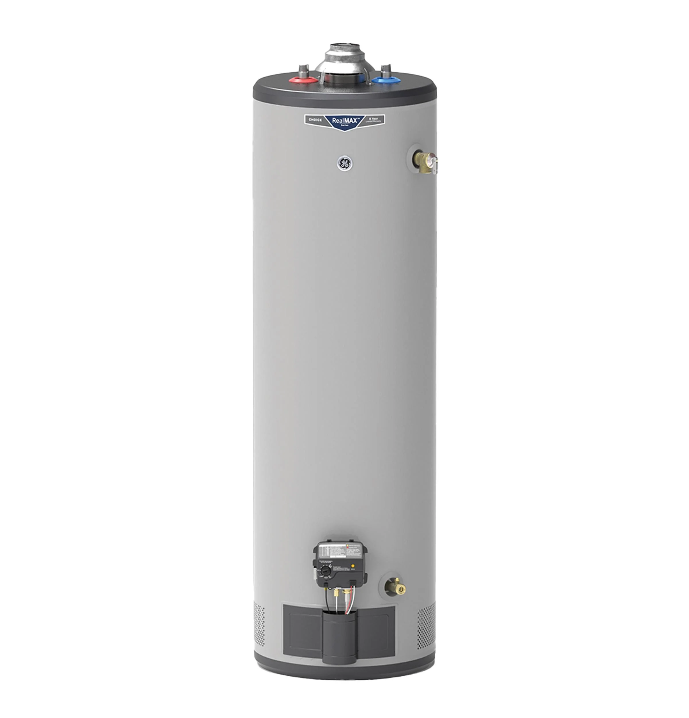 GG30T08BXR GE RealMAX Choice 30-Gallon Tall Natural Gas Atmospheric Water Heater