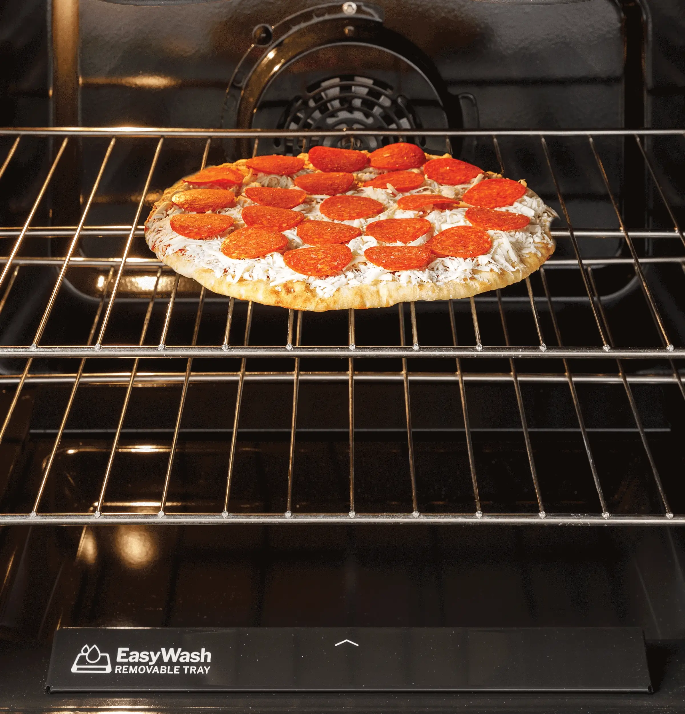 GGS600AVWW GE® 30" Slide-In Front-Control Convection Gas Range with No Preheat Air Fry and EasyWash™ Oven Tray - Image 25