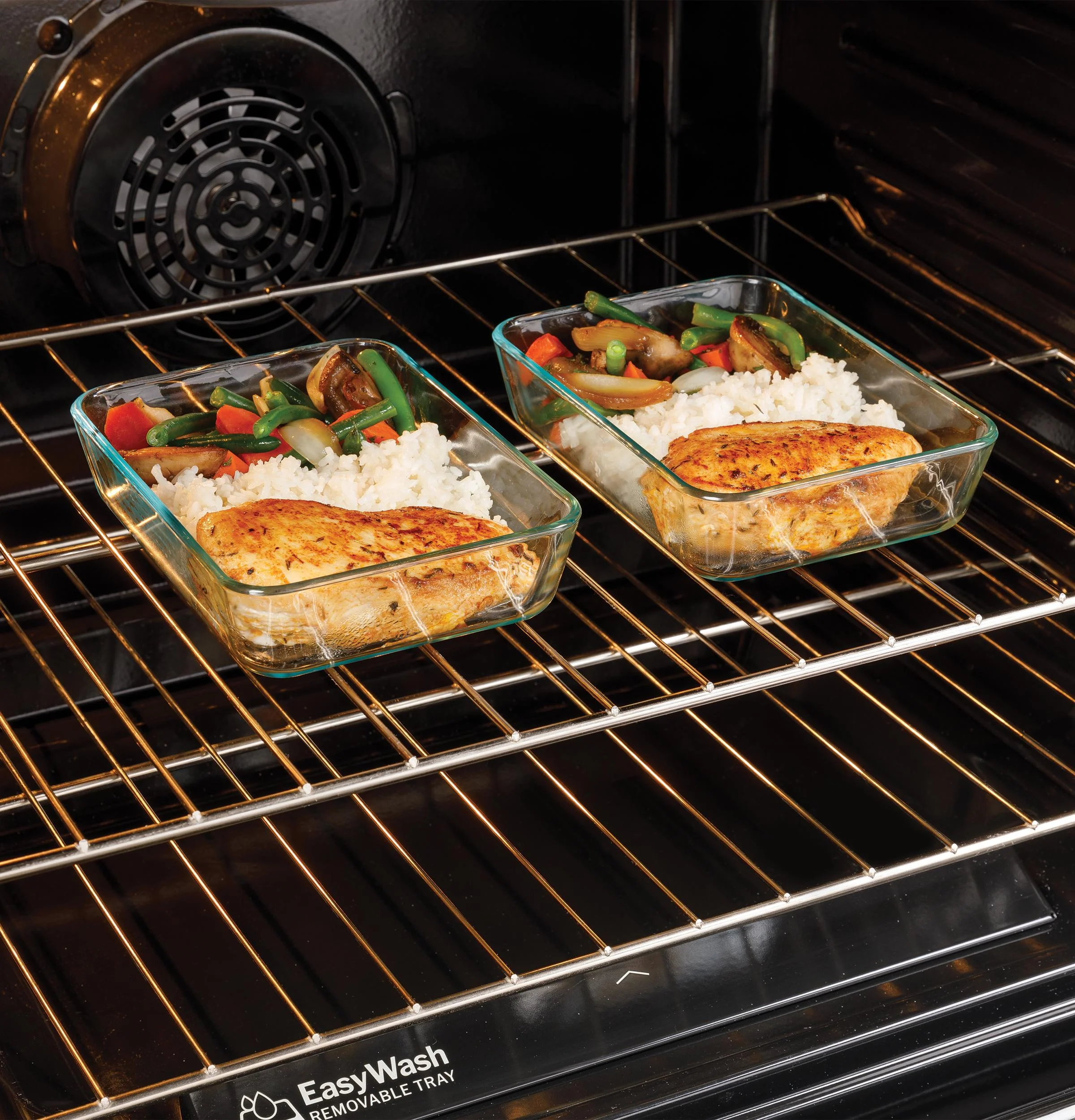 GRF600AVES GE® ENERGY STAR® 30" Free-Standing Electric Convection Range with No Preheat Air Fry and EasyWash™ Oven Tray - Image 15