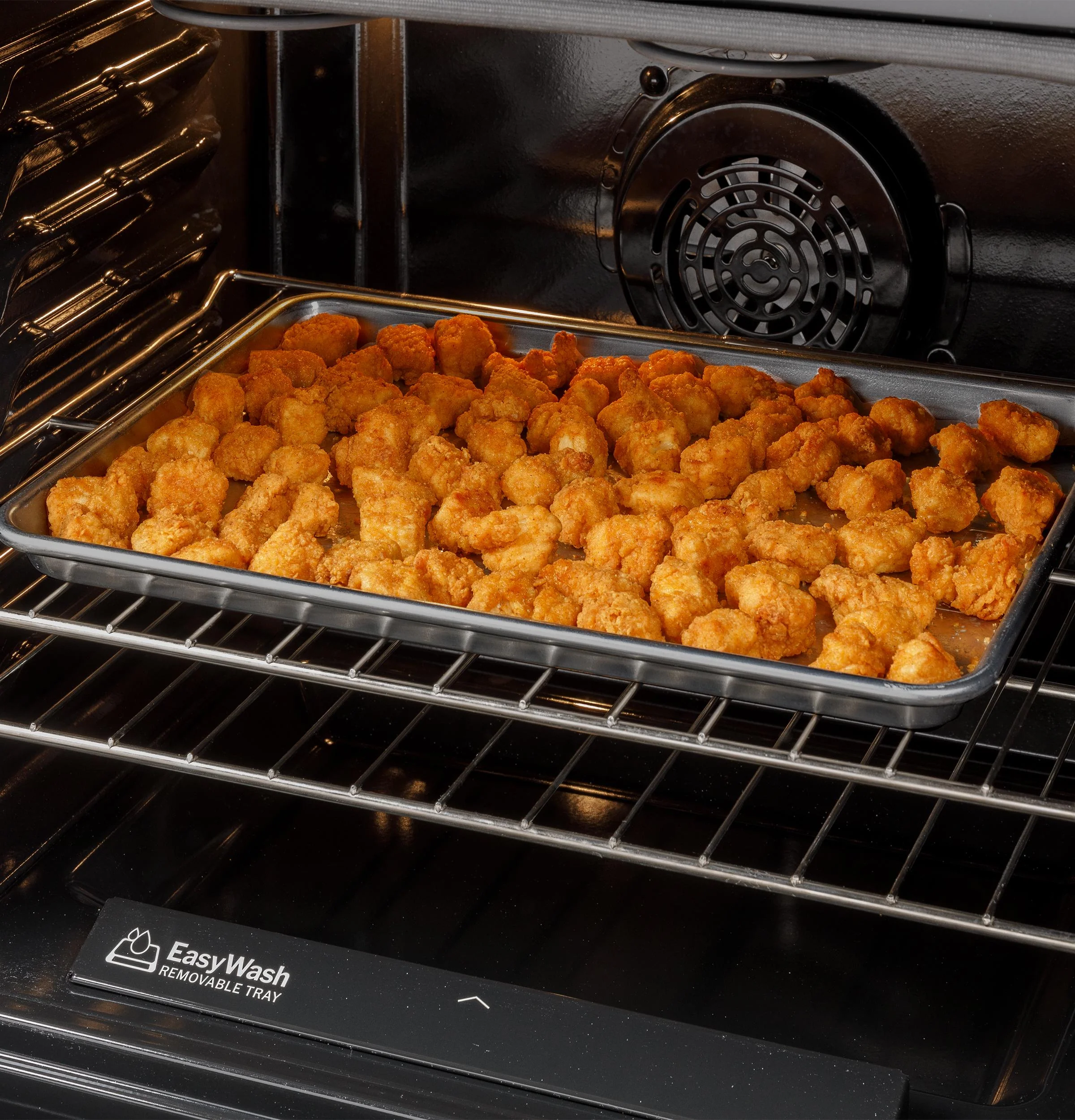GRF600AVWW GE® ENERGY STAR® 30" Free-Standing Electric Convection Range with No Preheat Air Fry and EasyWash™ Oven Tray - Image 14