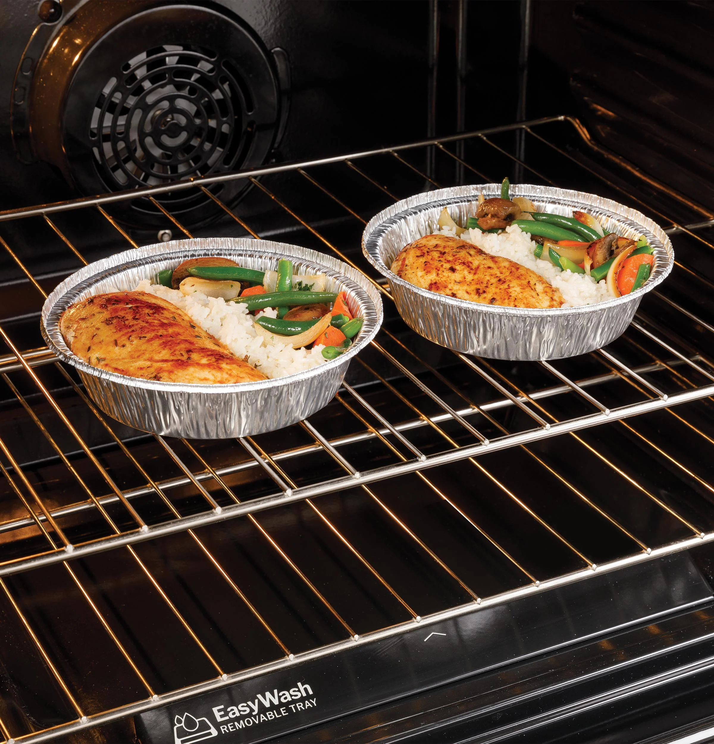 GRF600AVWW GE® ENERGY STAR® 30" Free-Standing Electric Convection Range with No Preheat Air Fry and EasyWash™ Oven Tray - Image 16
