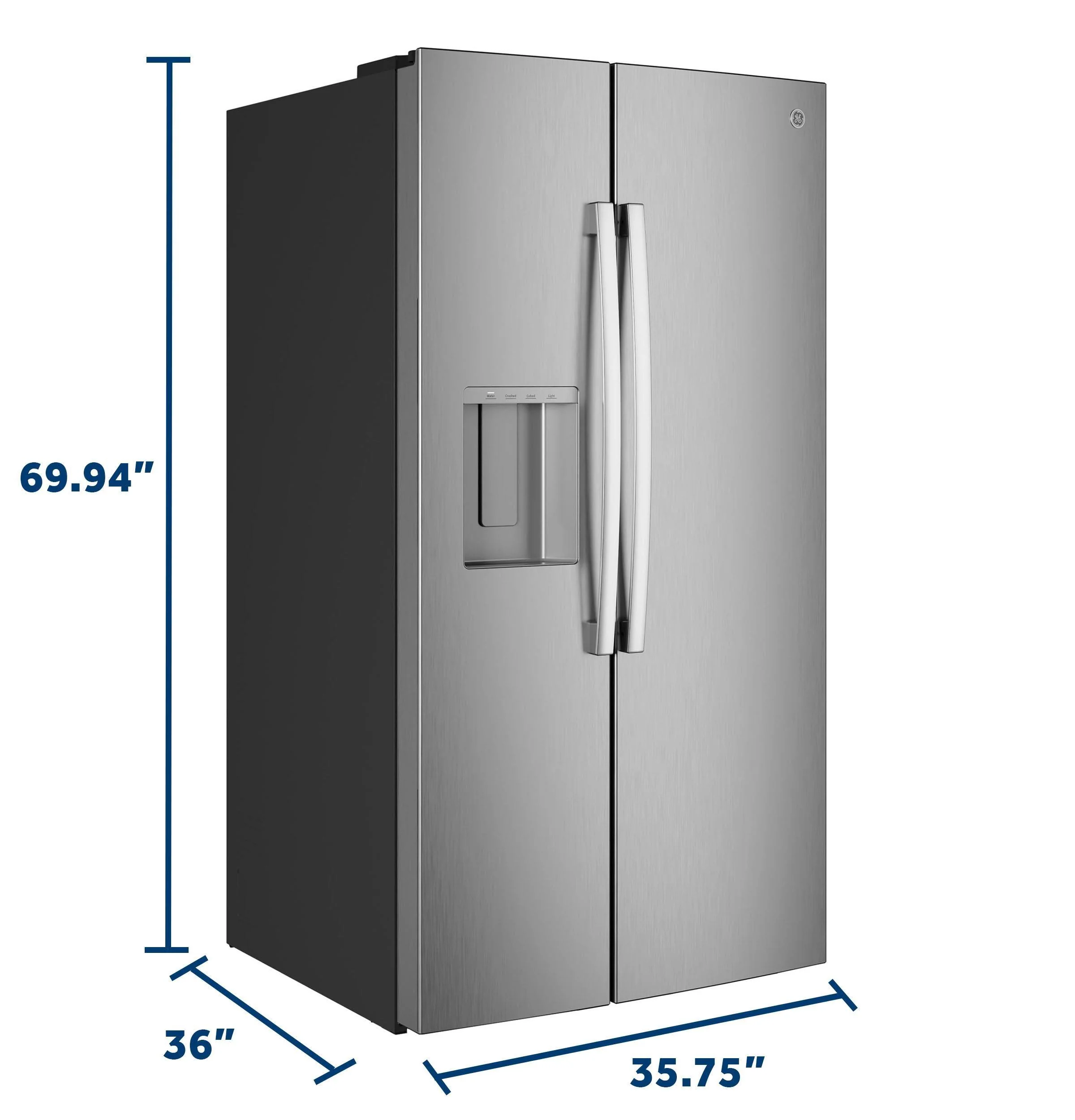 GSS28NYYFS GE® 27.9 Cu. Ft. Side-By-Side Refrigerator with Extra Tall Dispenser and In-Door Icemaker - Image 36