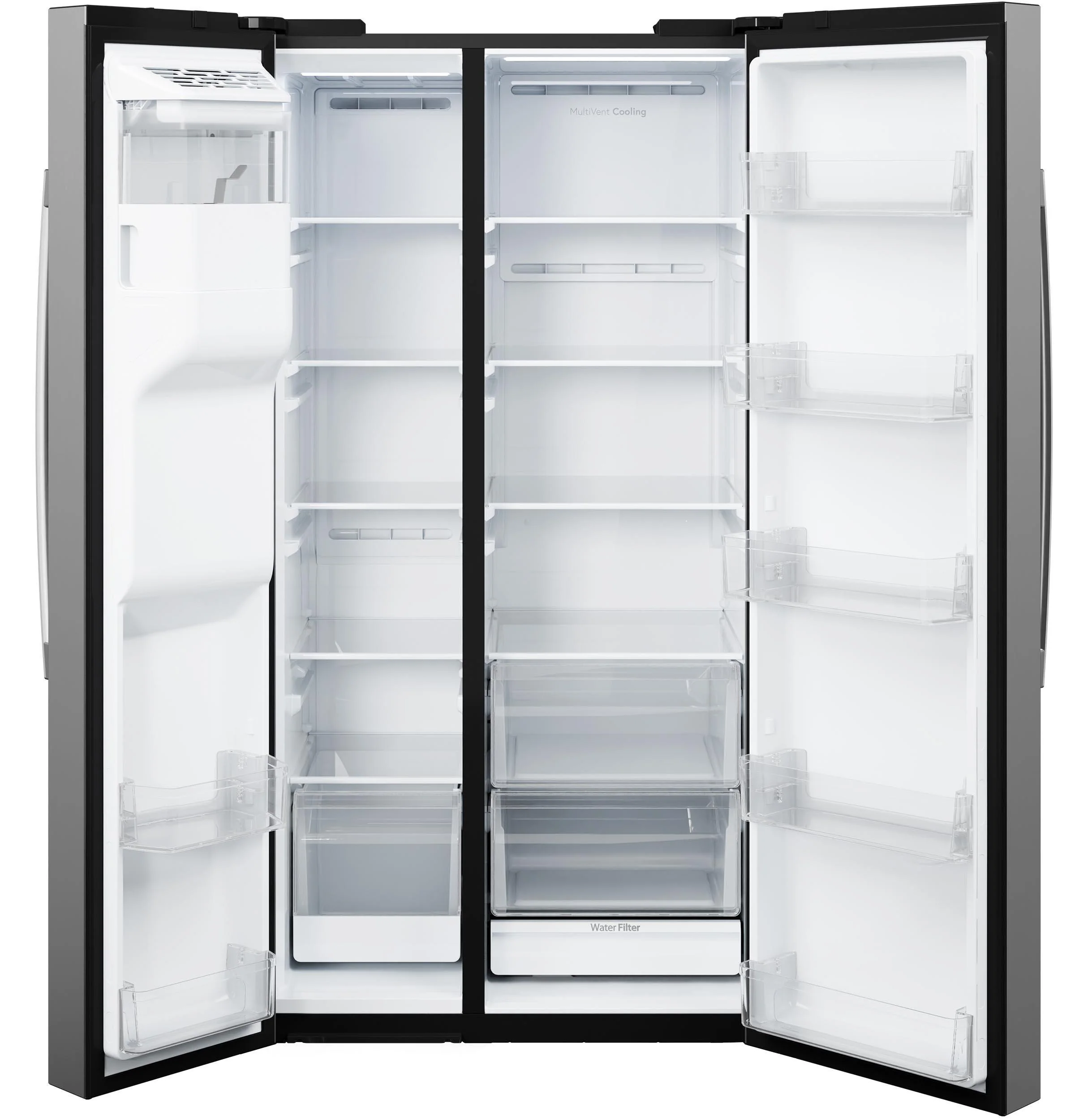 GSS28NYYFS GE® 27.9 Cu. Ft. Side-By-Side Refrigerator with Extra Tall Dispenser and In-Door Icemaker - Image 5