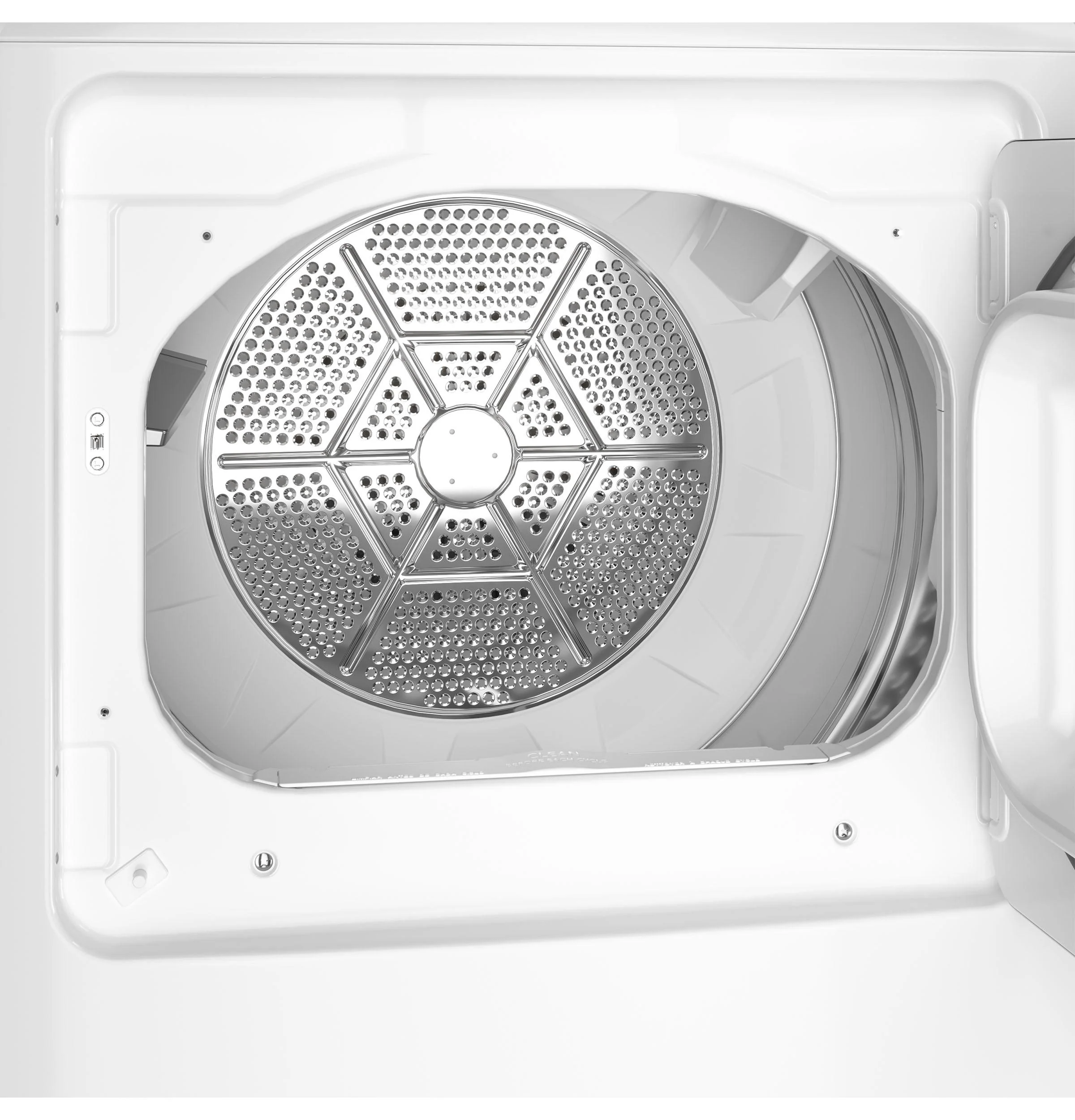 GTD38GASWWS GE® 7.2 cu. ft. Capacity Gas Dryer with Up To 120 ft. Venting and Reversible Door - Image 3