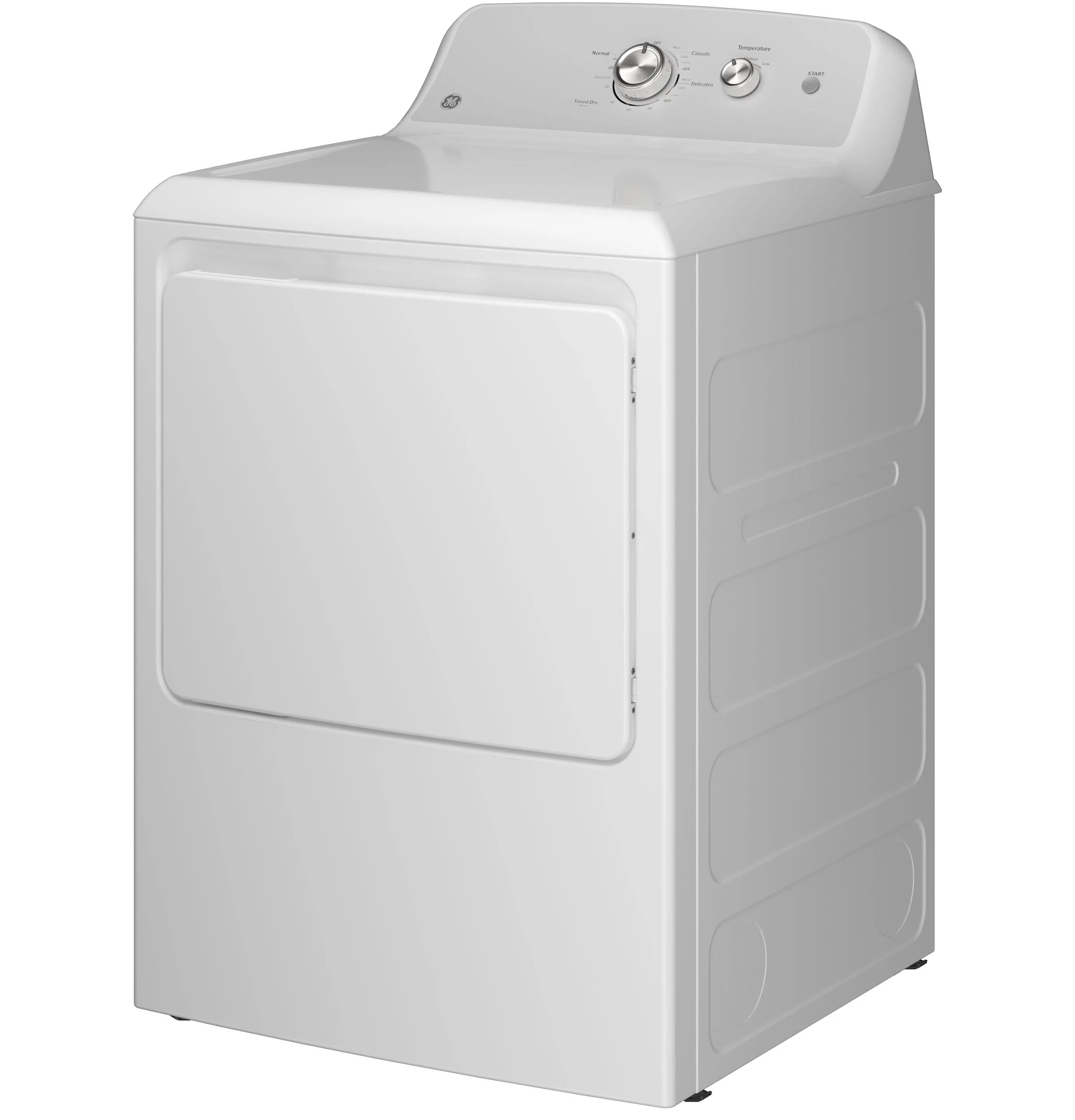 GTD38GASWWS GE® 7.2 cu. ft. Capacity Gas Dryer with Up To 120 ft. Venting and Reversible Door - Image 5