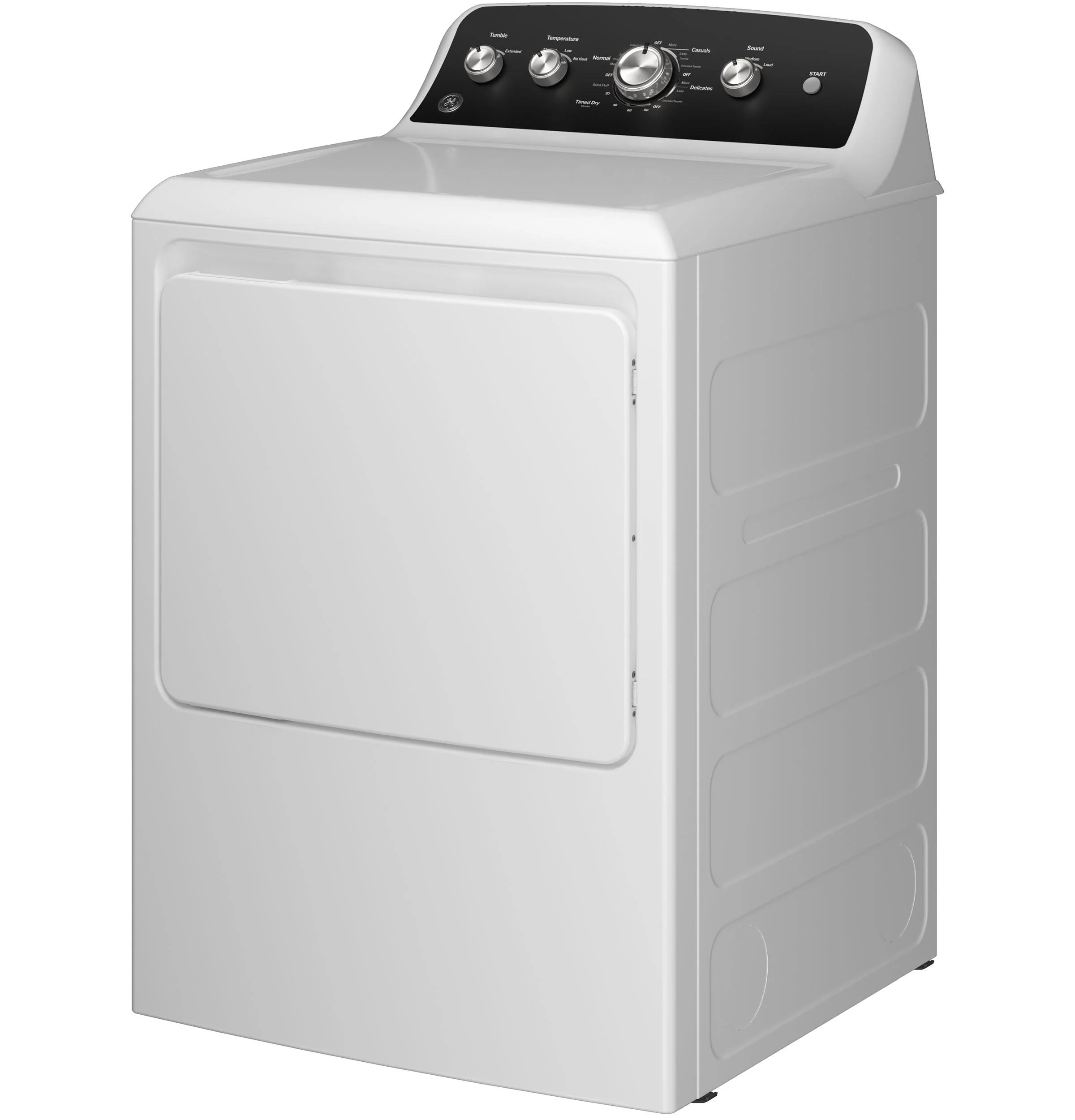 GTD48EASWWB GE® 7.2 cu. ft. Capacity Electric Dryer with Up To 120 ft. Venting and Extended Tumble - Image 4