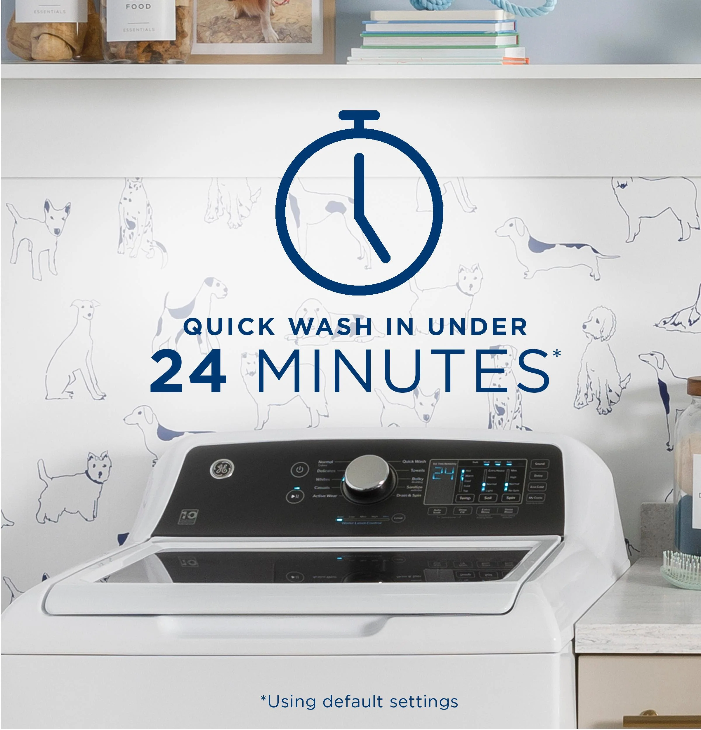 GTW585BSVWS GE® 4.5 cu. ft. Capacity Washer with Water Level Control - Image 13