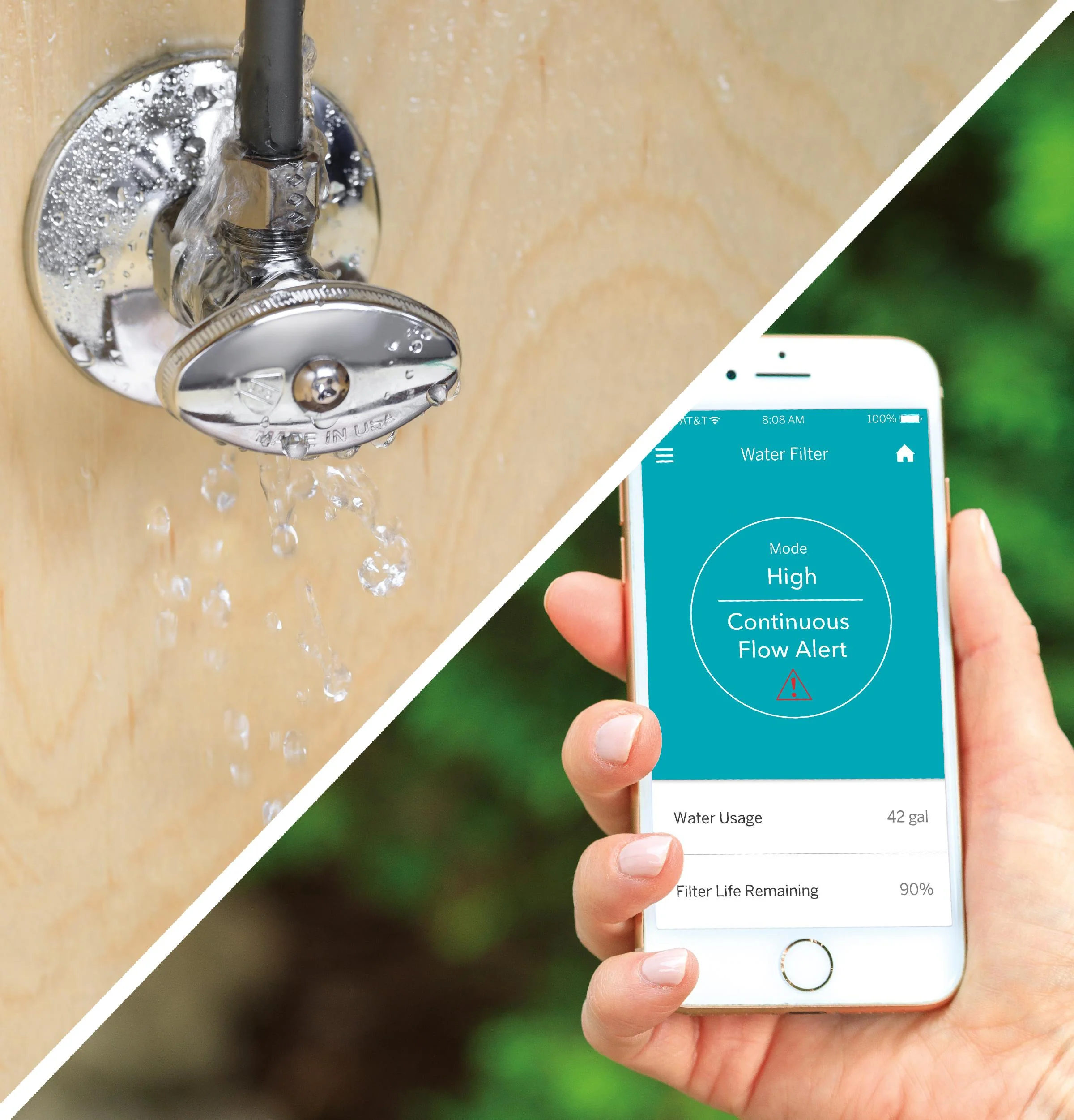 GXWH70M GE® Smart Whole House Leak Detection & Water Filtration System - Image 7