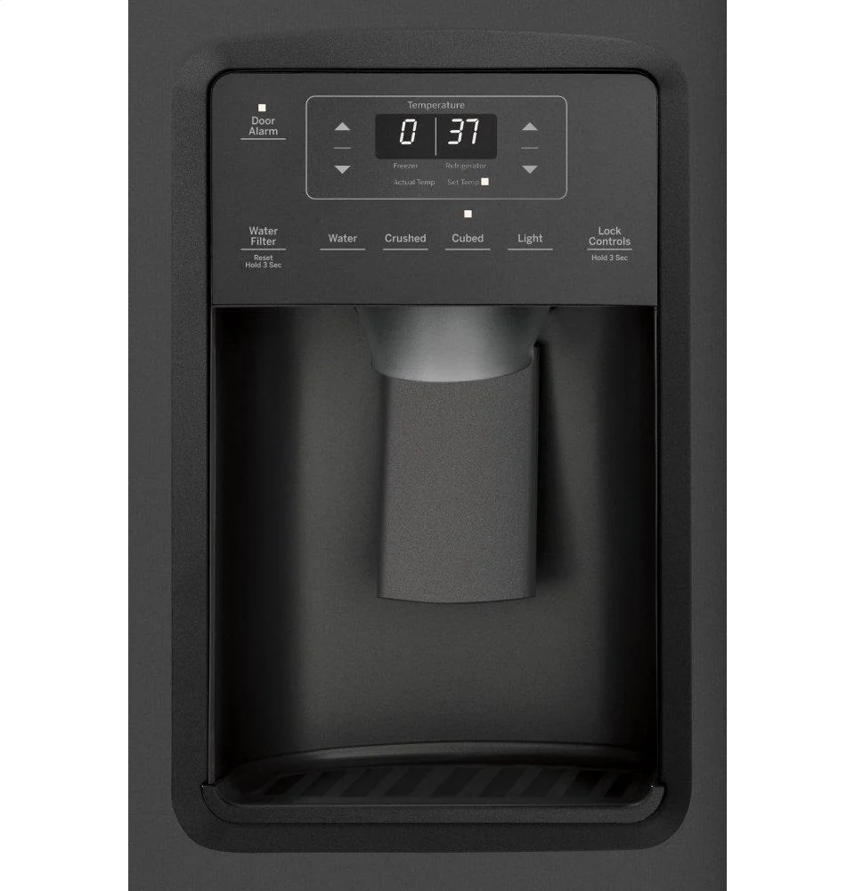 GZS22IENDS GE® 21.8 Cu. Ft. Counter-Depth Side-By-Side Refrigerator - Image 4
