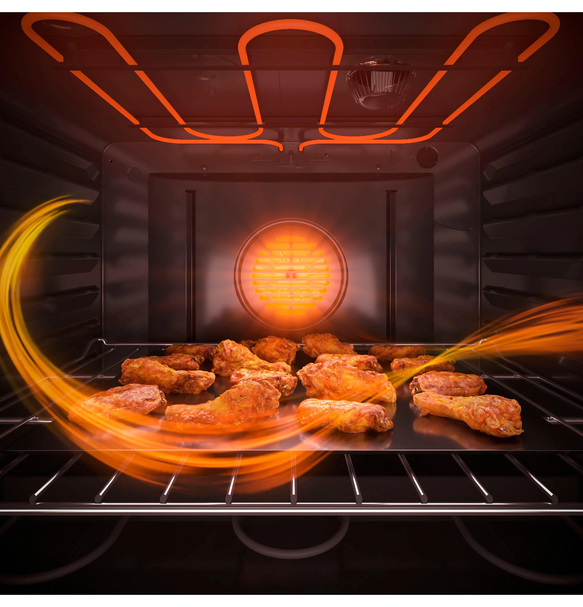 GE® 30" Free-Standing Electric Double Oven Convection Range - Image 8