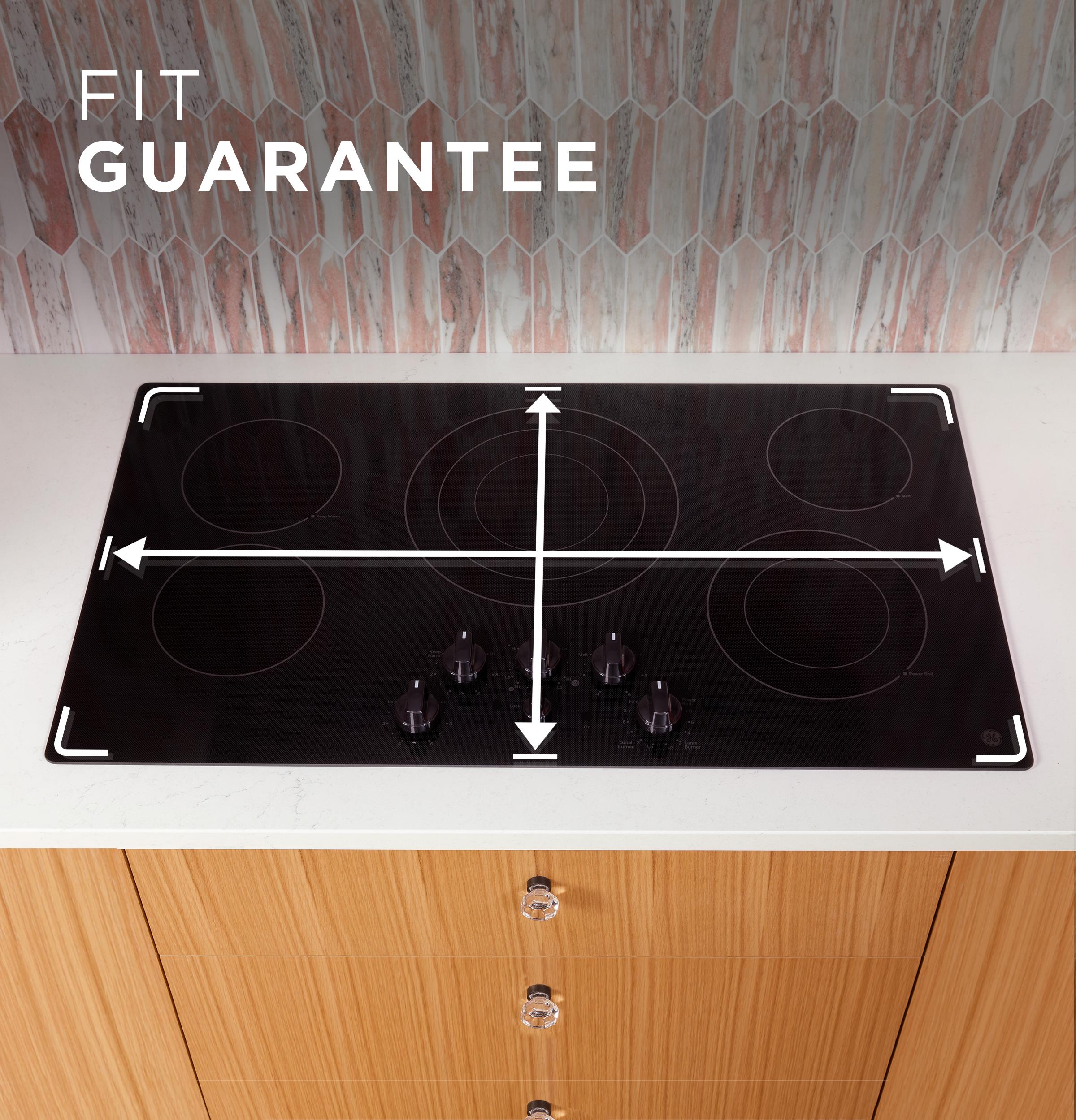 JEP5036DTBB GE® 36" Built-In Knob Control Electric Cooktop - Image 21