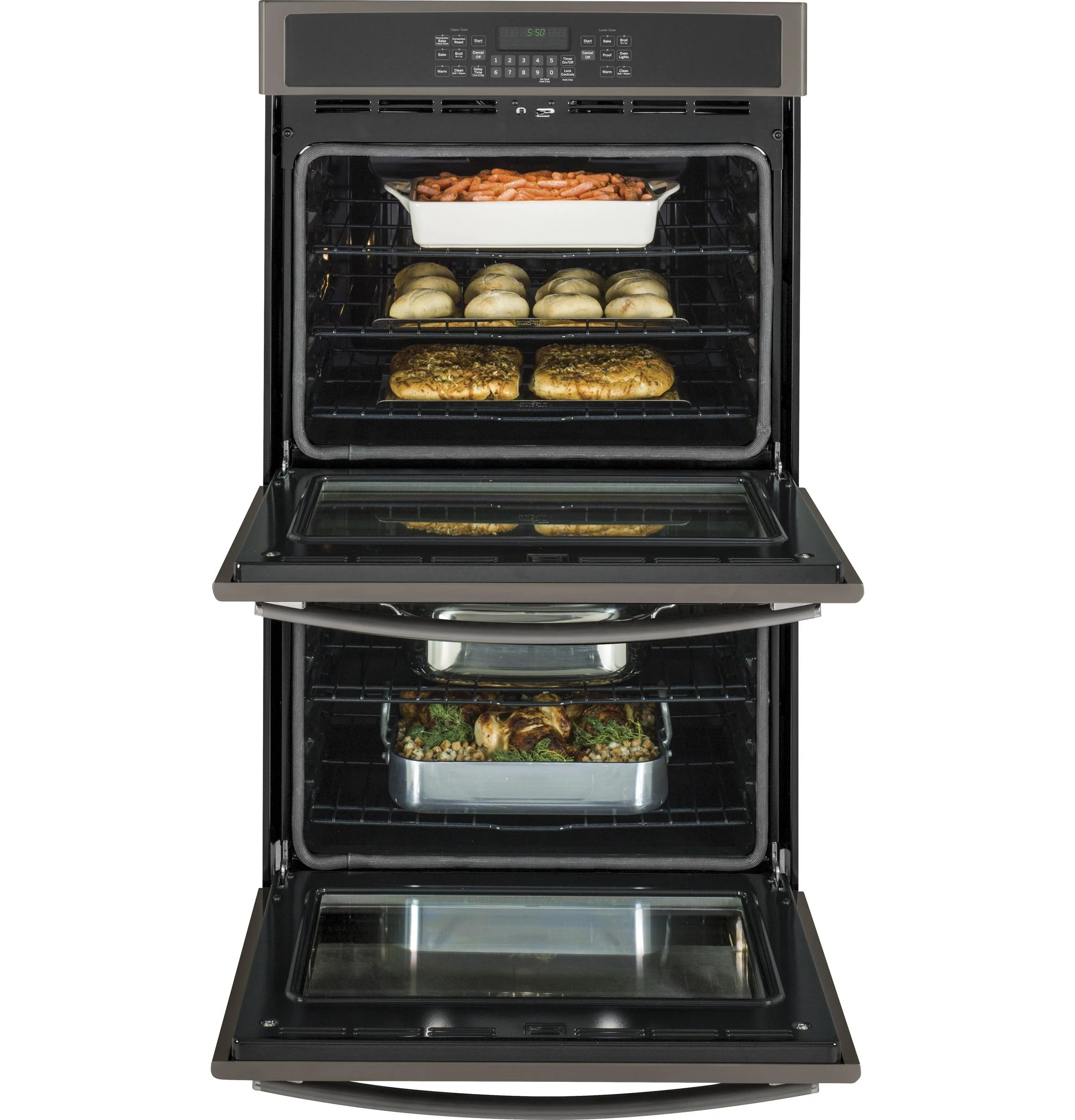 JT5500EJES GE® 30" Built-In Double Wall Oven with Convection - Image 4
