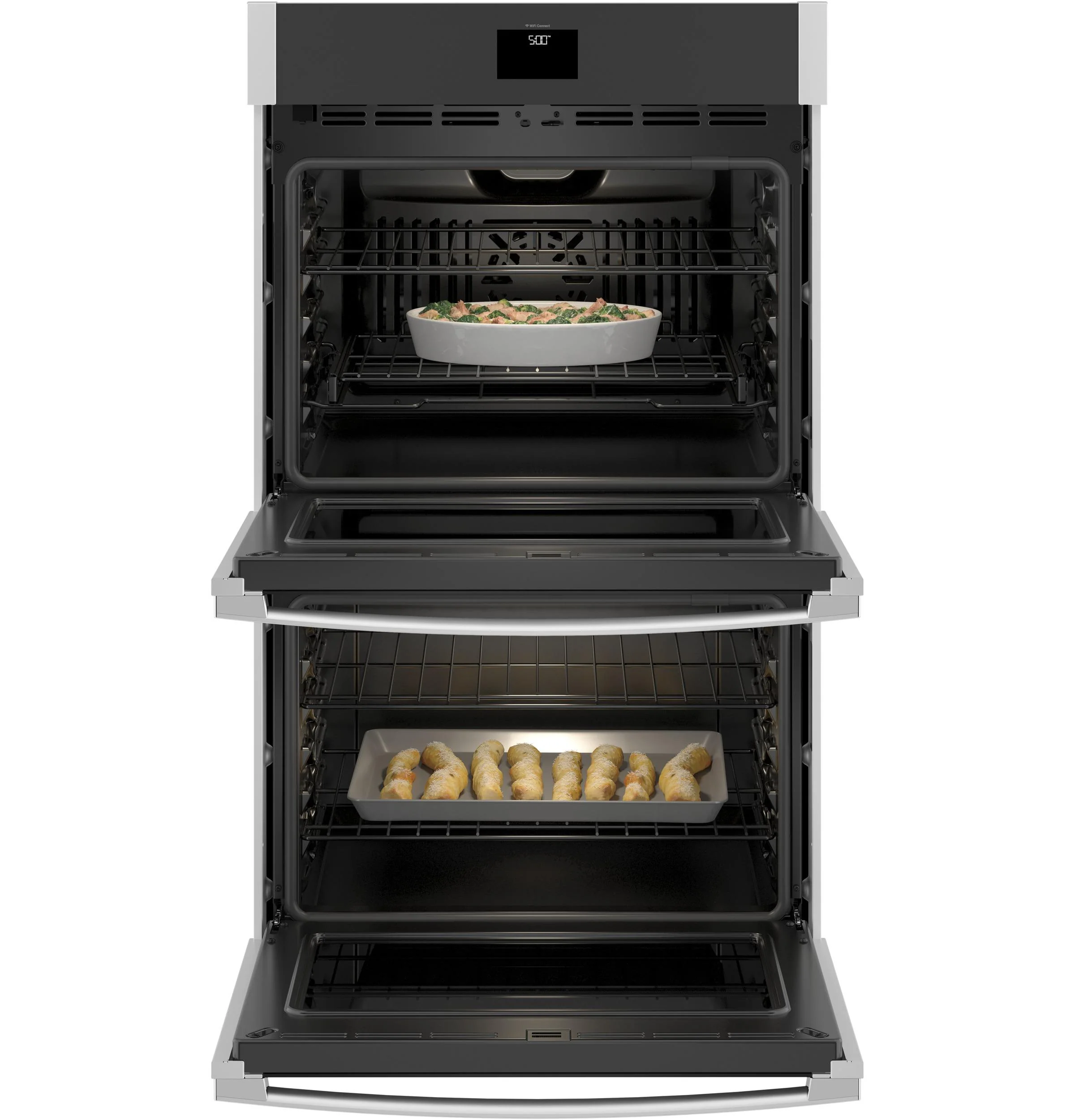 GE® 30" Smart Built-In Self-Clean Convection Double Wall Oven with Never Scrub Racks - Image 33