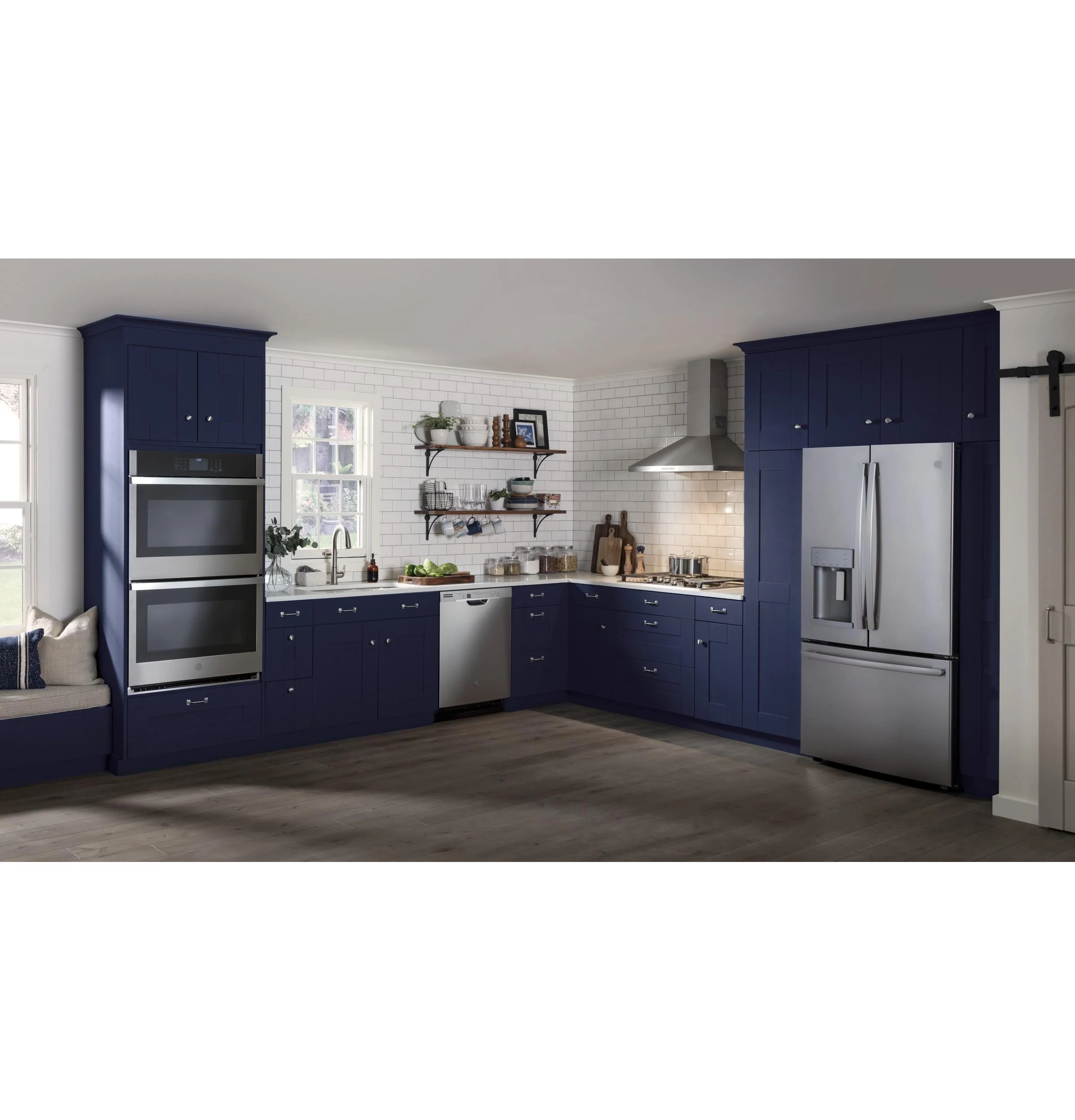 GE® 30" Smart Built-In Self-Clean Convection Double Wall Oven with Never Scrub Racks - Image 8