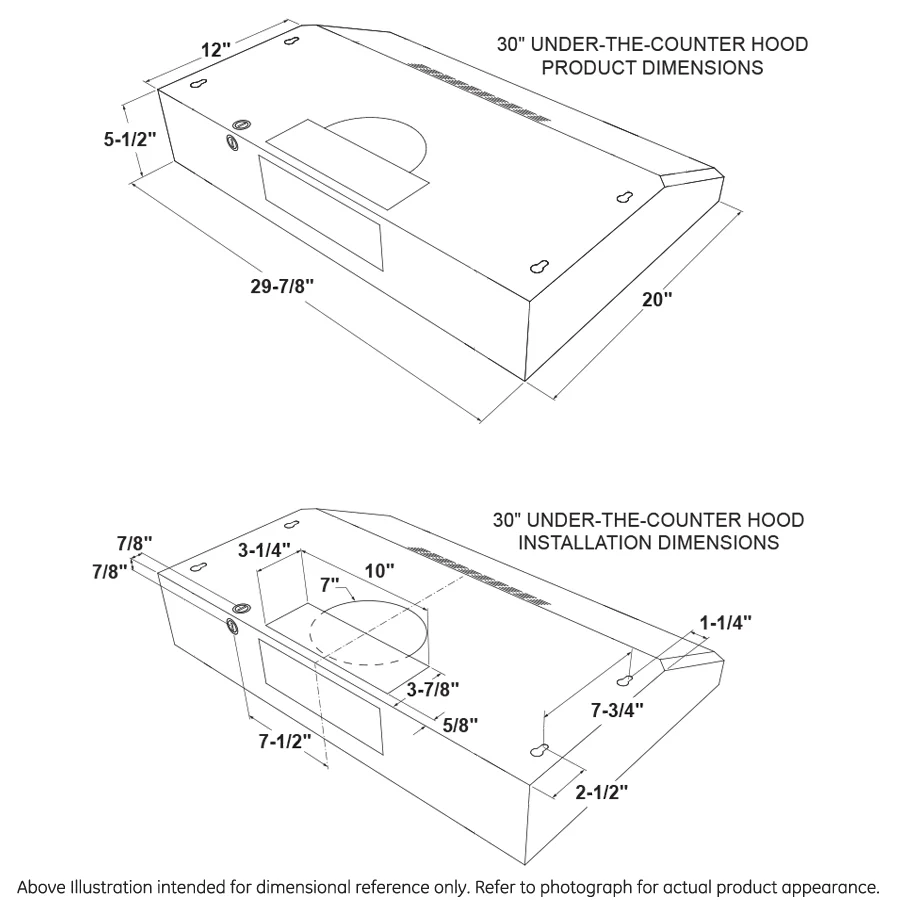 JVX5305EJES GE® ENERGY STAR® 30" Under The Cabinet Hood - Image 7
