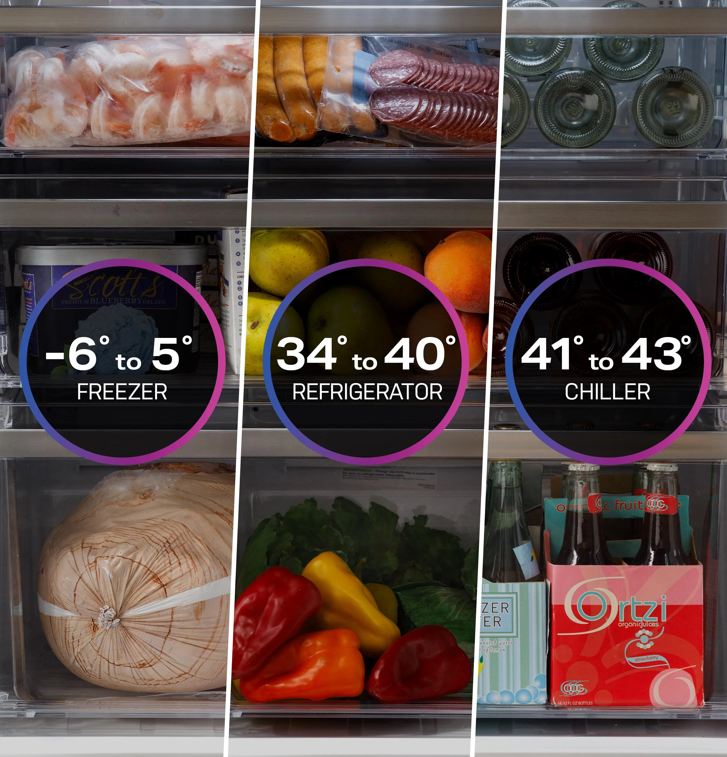 PAD28BYTFS GE Profile™ ENERGY STAR® 28.4 Cu. Ft. Quad-Door Refrigerator with Dual-Dispense AutoFill Pitcher and Door in Door - Image 13