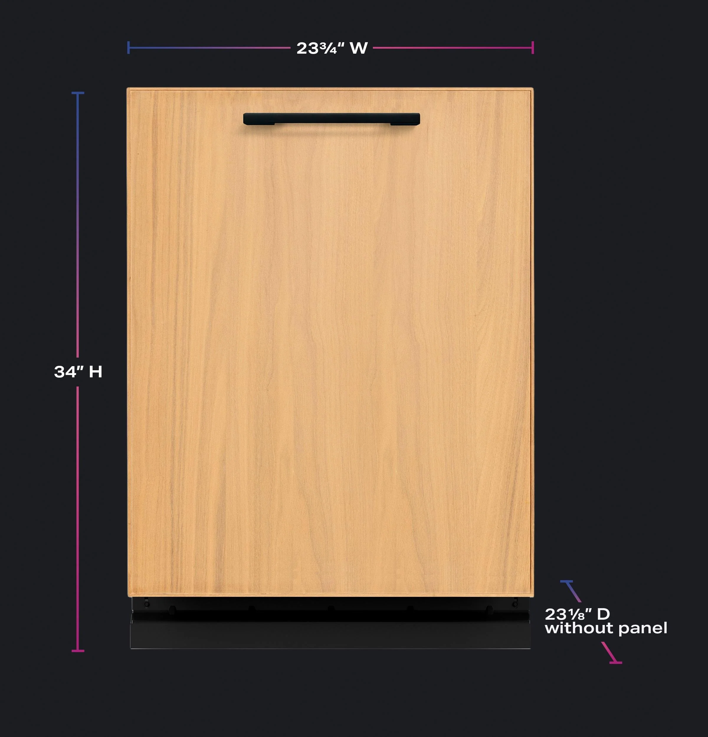 PDT715SIYII GE Profile™ ENERGY STAR® Panel-Ready Top Control Stainless Interior Dishwasher with Microban™ Antimicrobial Technology - Image 3