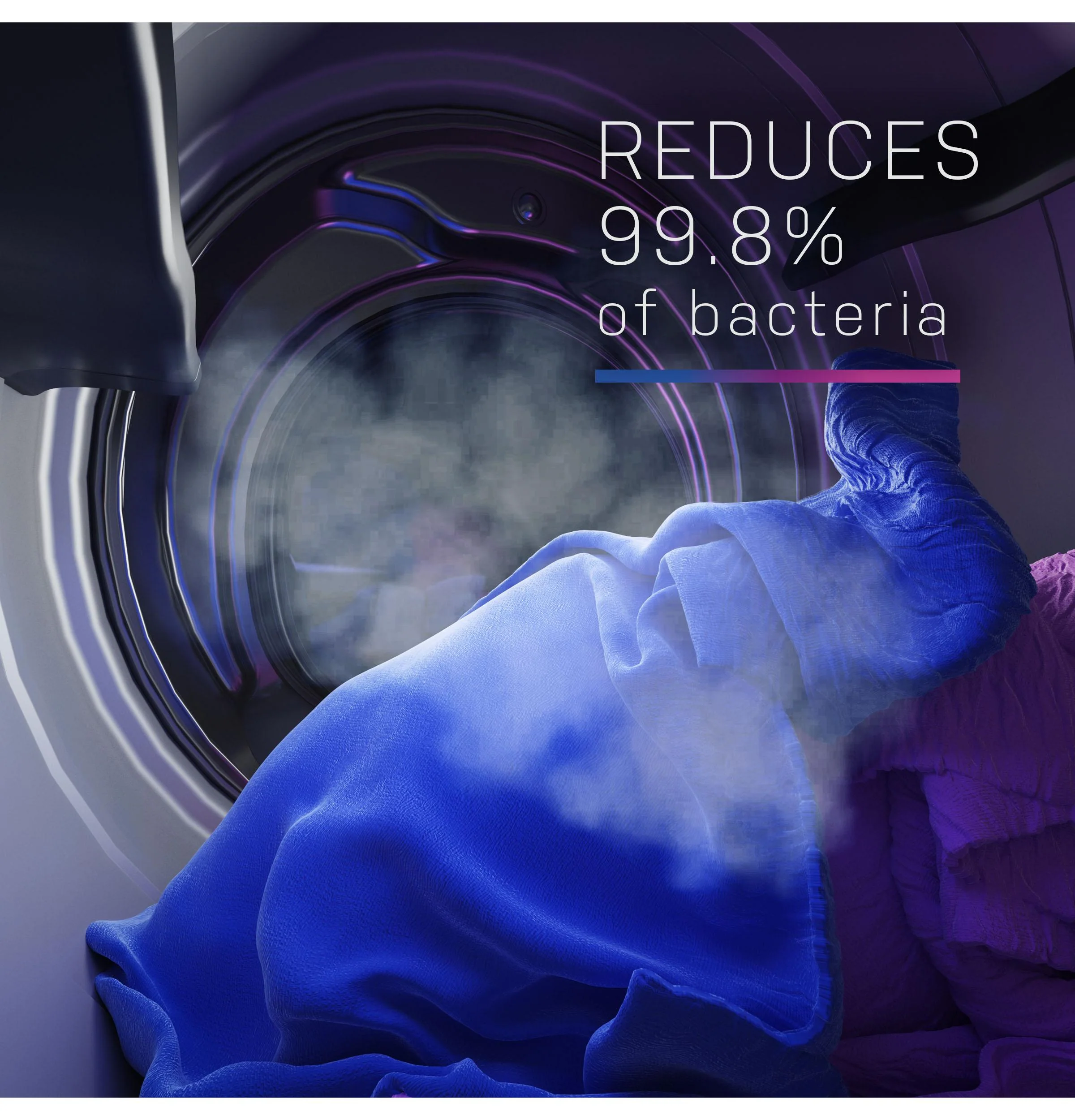 PFD87ESPVRS GE Profile™ 7.8 cu. ft. Capacity Smart Front Load Electric Dryer with Steam and Sanitize Cycle - Image 2