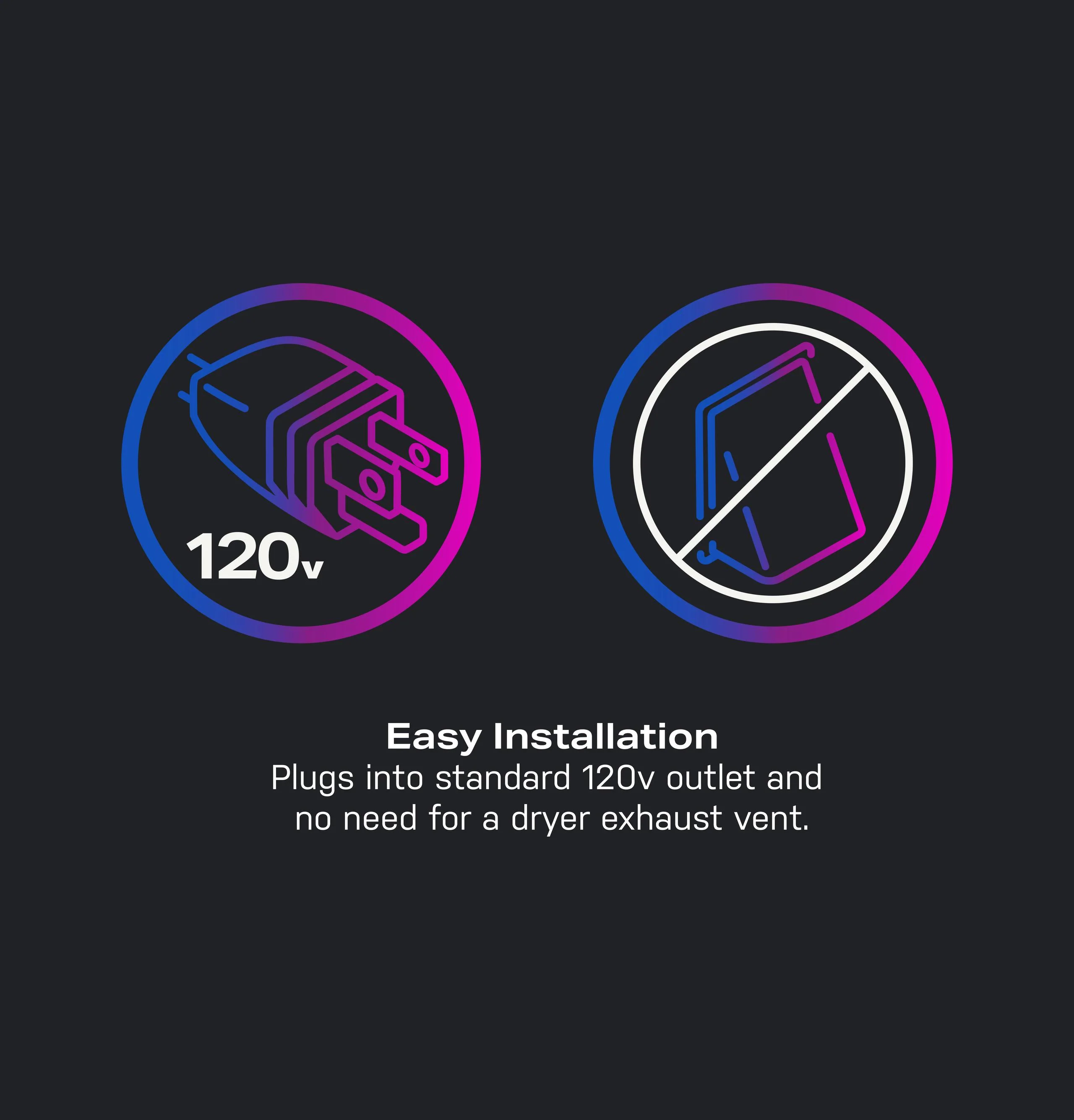 PFQ83HSSWWW GE Profile™ ENERGY STAR® 4.6 cu. ft. Capacity UltraFast Combo with Ventless Inverter Heat Pump Technology Washer/Dryer - Image 25