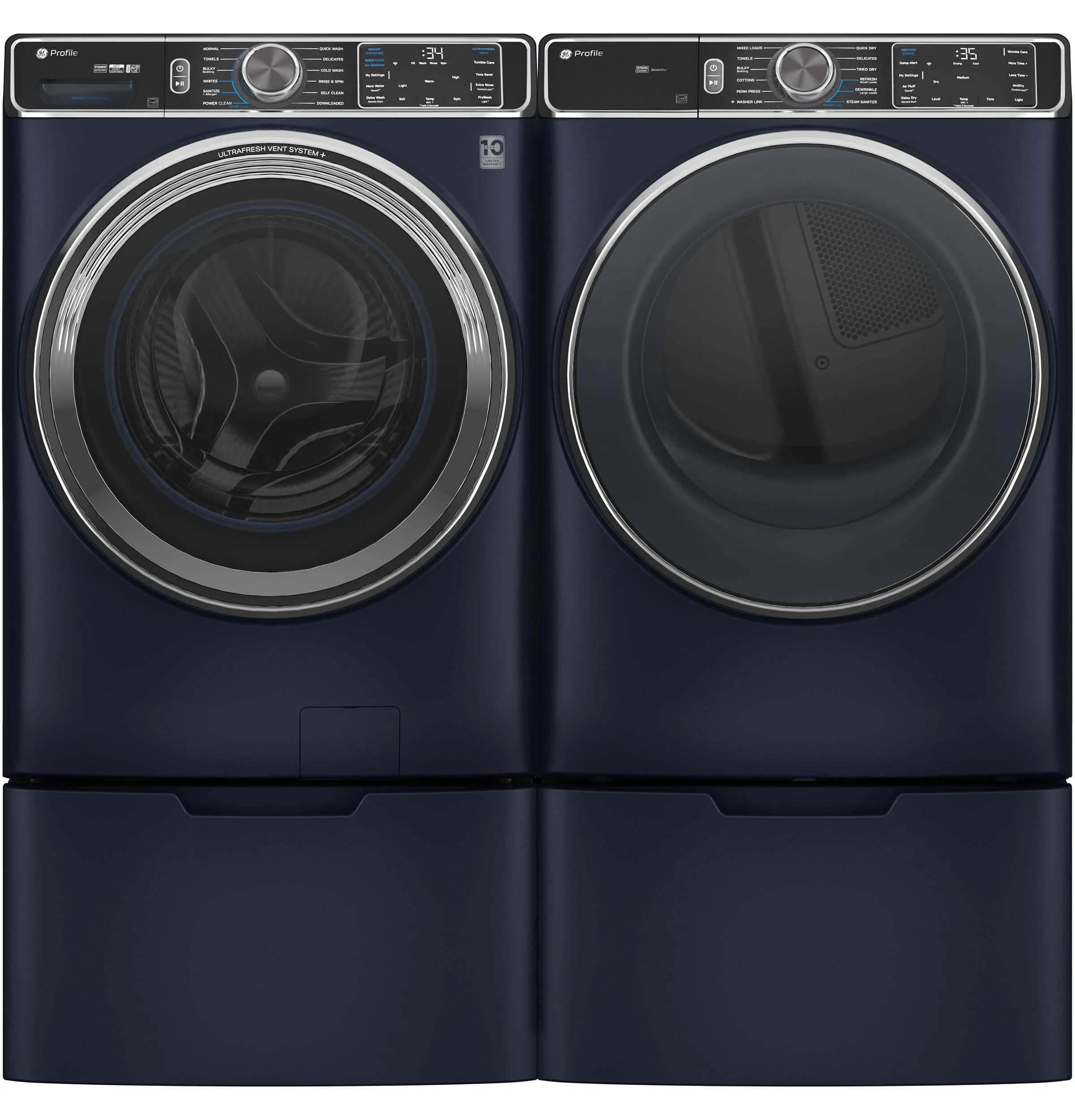 PFW870SPVRS GE Profile™ 5.3 cu. ft. Capacity Smart Front Load ENERGY STAR® Washer with UltraFresh™ Vent System+ with OdorBlock™ - Image 13