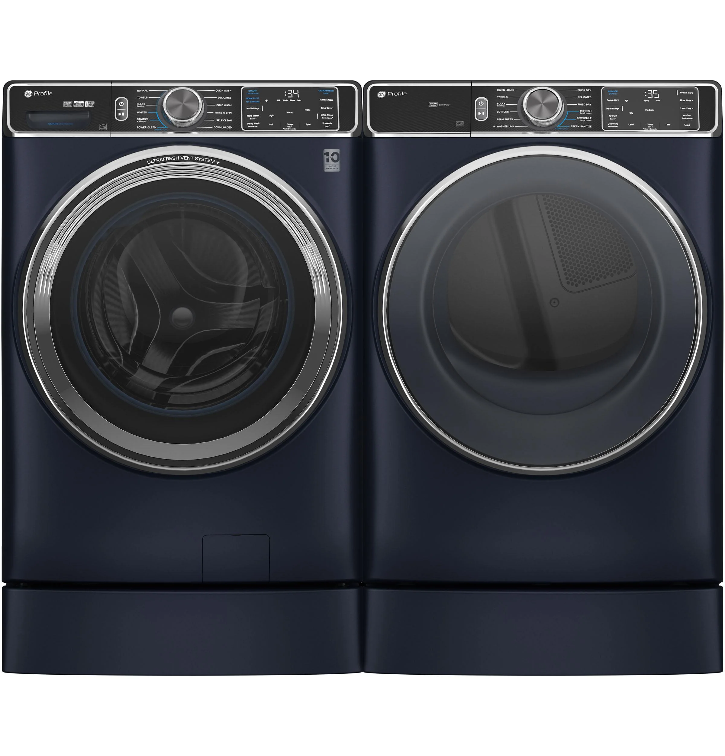 PFW870SPVRS GE Profile™ 5.3 cu. ft. Capacity Smart Front Load ENERGY STAR® Washer with UltraFresh™ Vent System+ with OdorBlock™ - Image 17