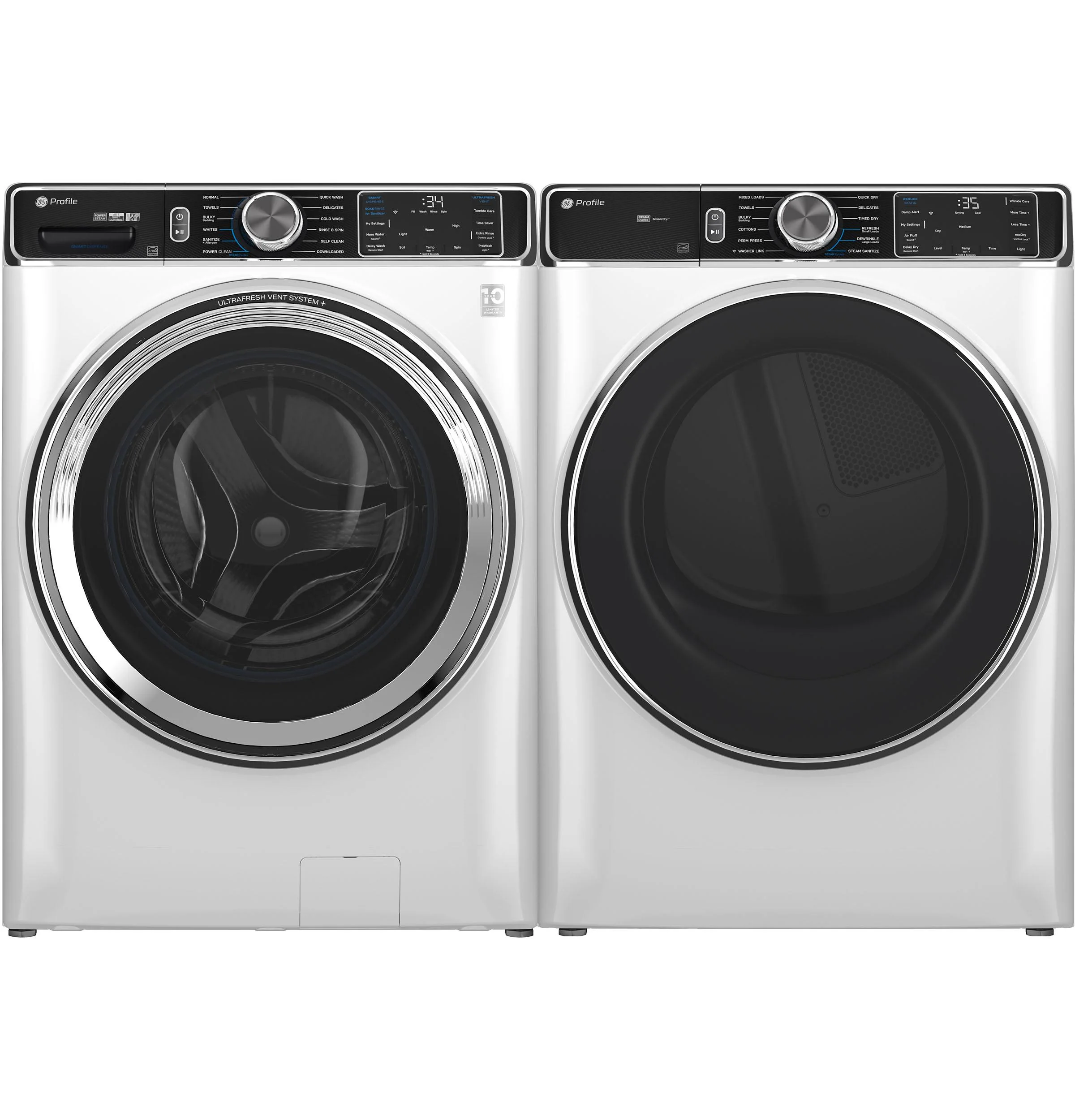PFW870SSVWW GE Profile™ 5.3 cu. ft. Capacity Smart Front Load ENERGY STAR® Washer with UltraFresh™ Vent System+ with OdorBlock™ - Image 20