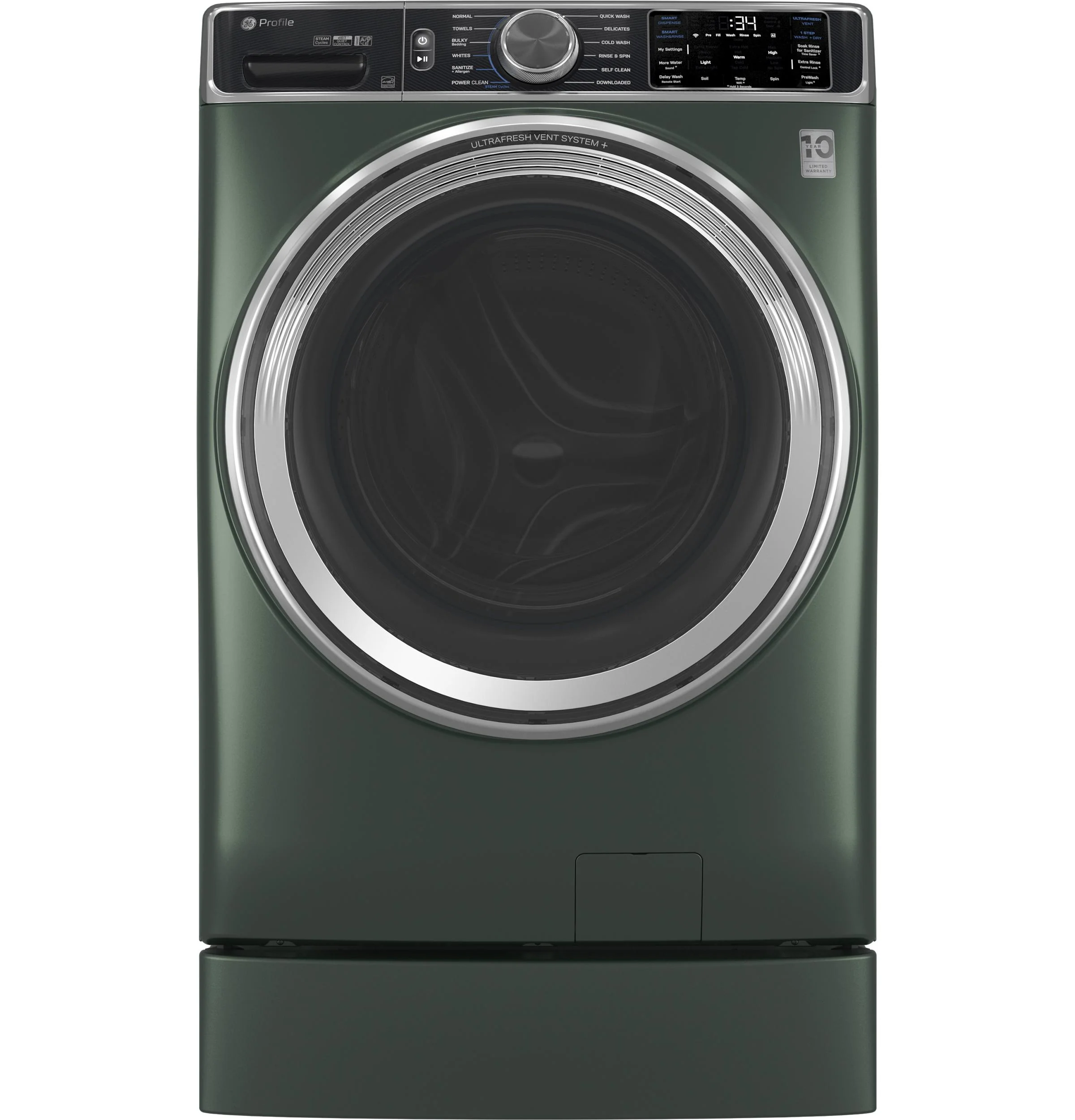 PFW955SPWGN GE Profile™ 5.5 cu. ft. Capacity Smart Front Load ENERGY STAR® Steam Washer with UltraFresh Vent System+ and Smart Wash & Smart Rinse - Image 7