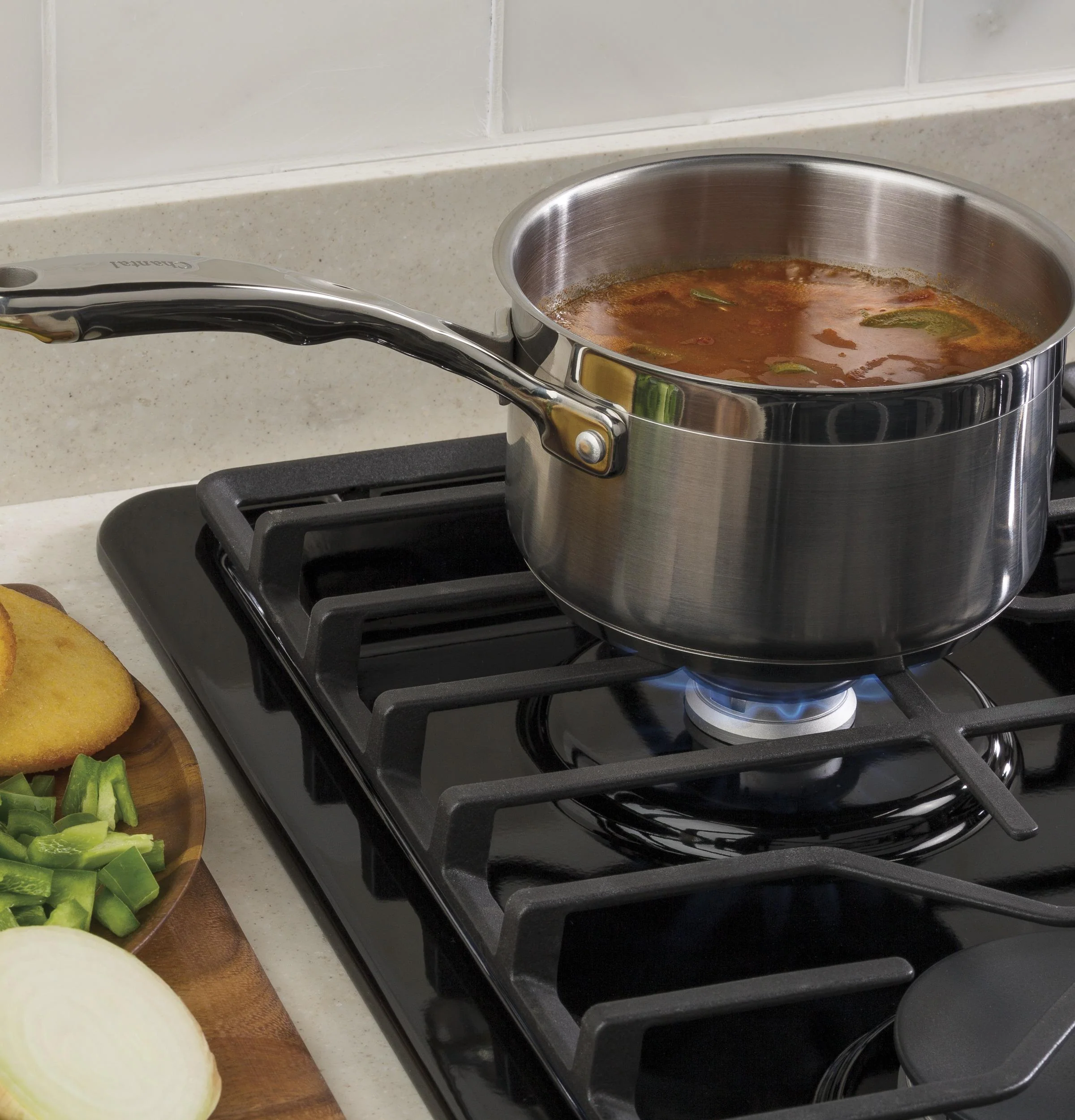 PGP9830DRBB GE Profile™ 30" Built-In Gas Downdraft Cooktop - Image 3
