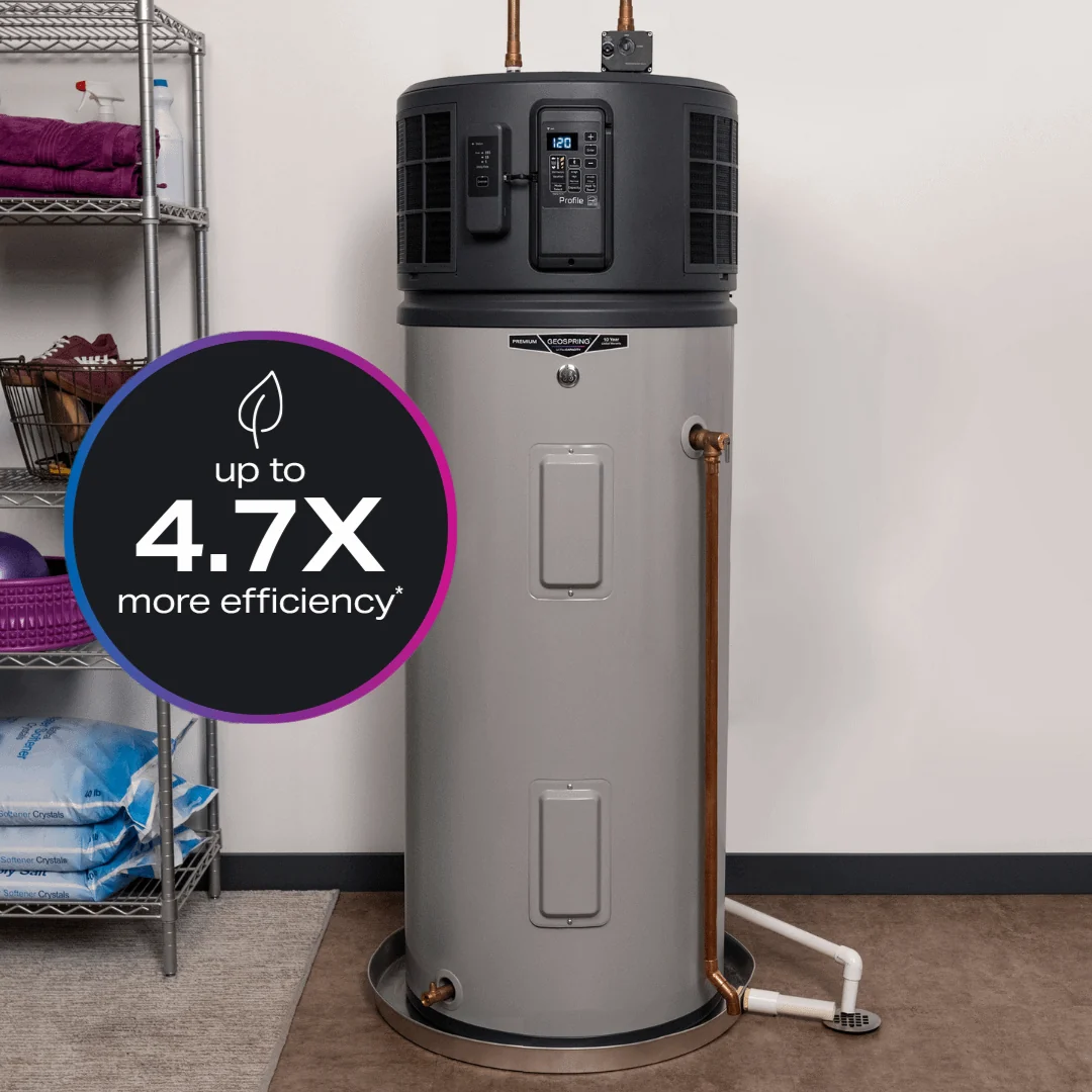 PH40S10BPY GE Profile™ GEOSPRING™ Smart Hybrid Heat Pump Water Heater 40-gallon - 240V - FlexCapacity - Image 4