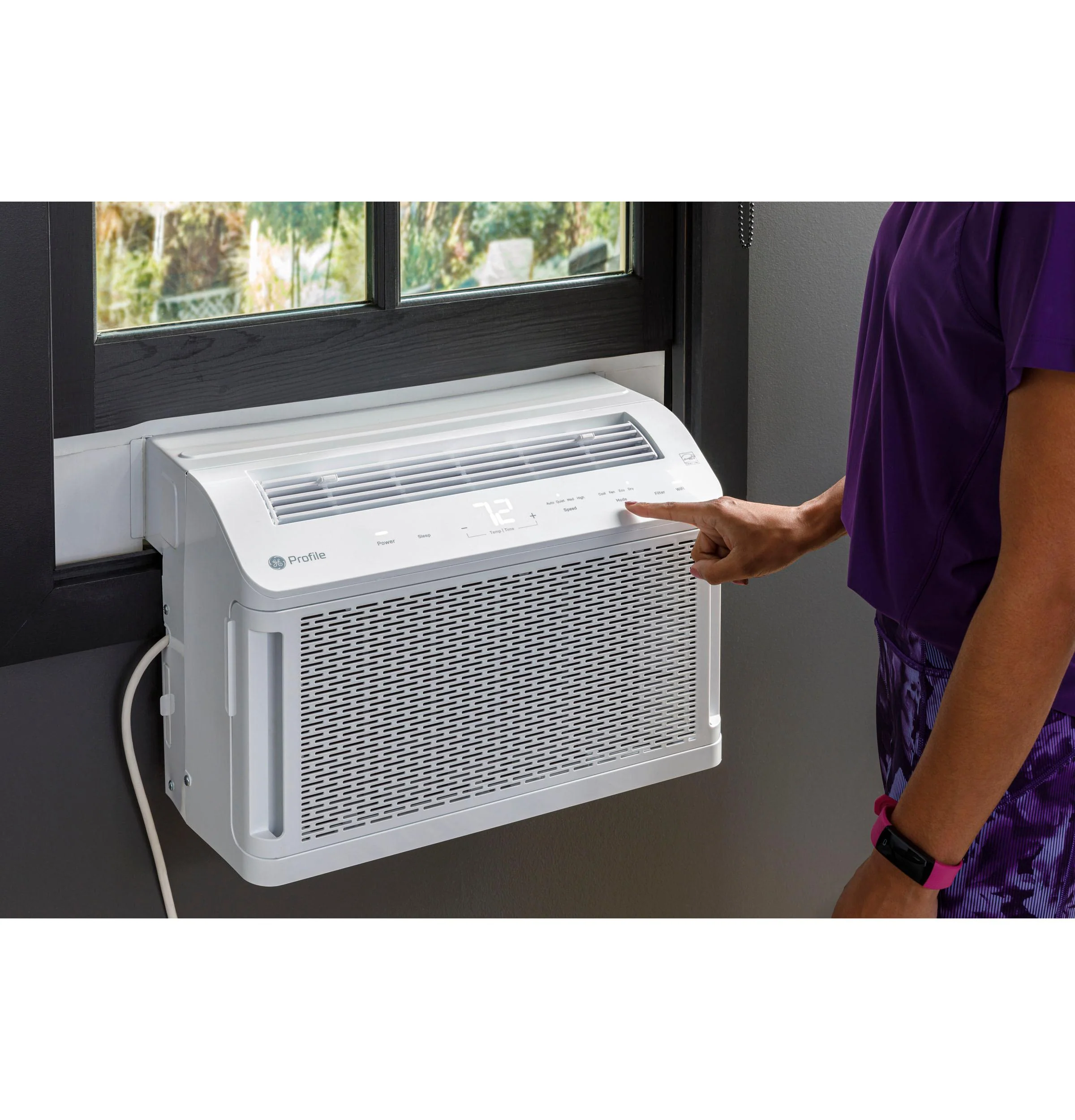 PHNT12CC GE Profile ClearView™ ENERGY STAR® 12,200 BTU Inverter Smart Ultra Quiet Window Air Conditioner for Large Rooms up to 550 sq. ft. - Image 7