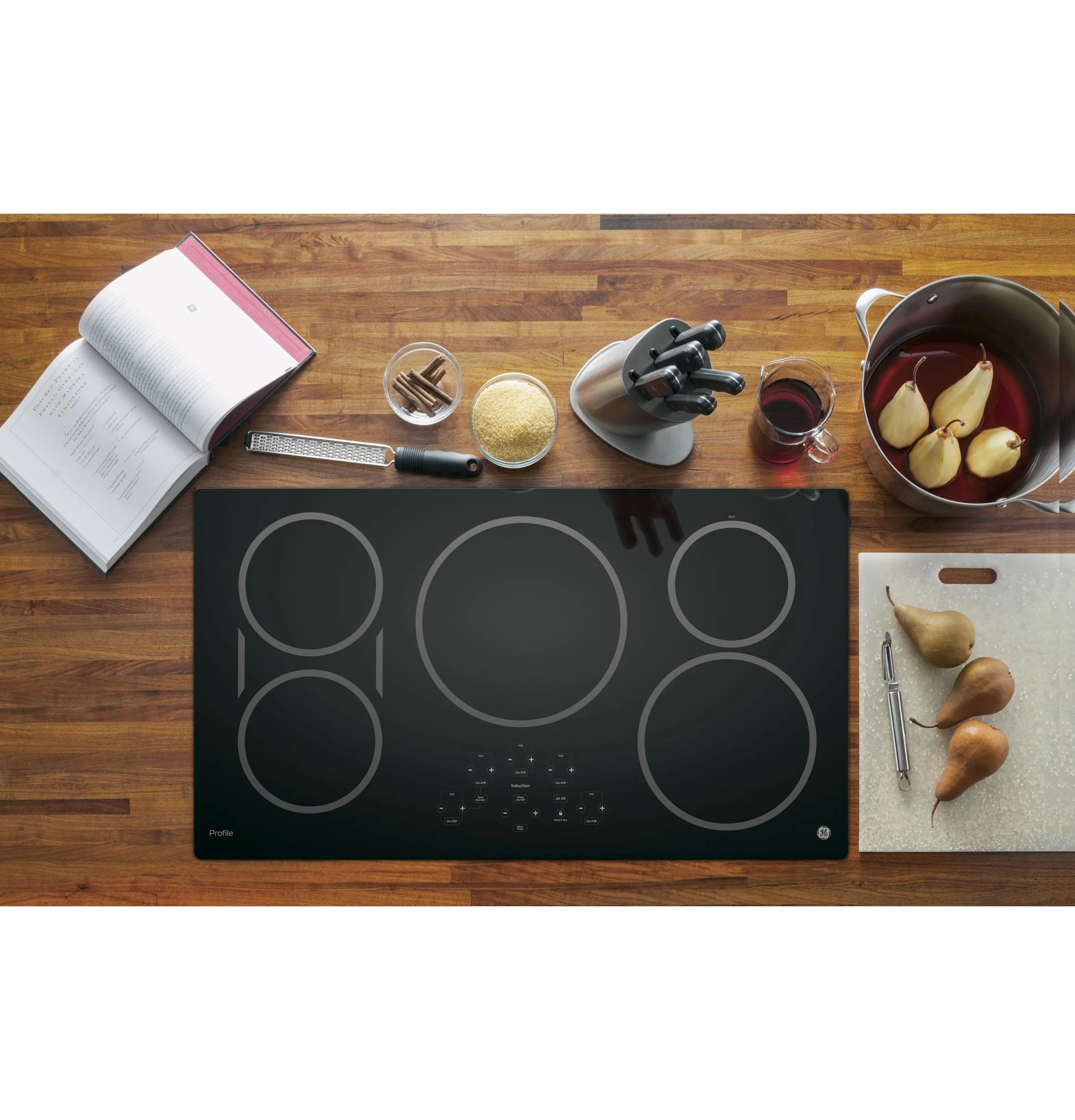 GE Profile™ 36" Built-In Touch Control Induction Cooktop - Image 2
