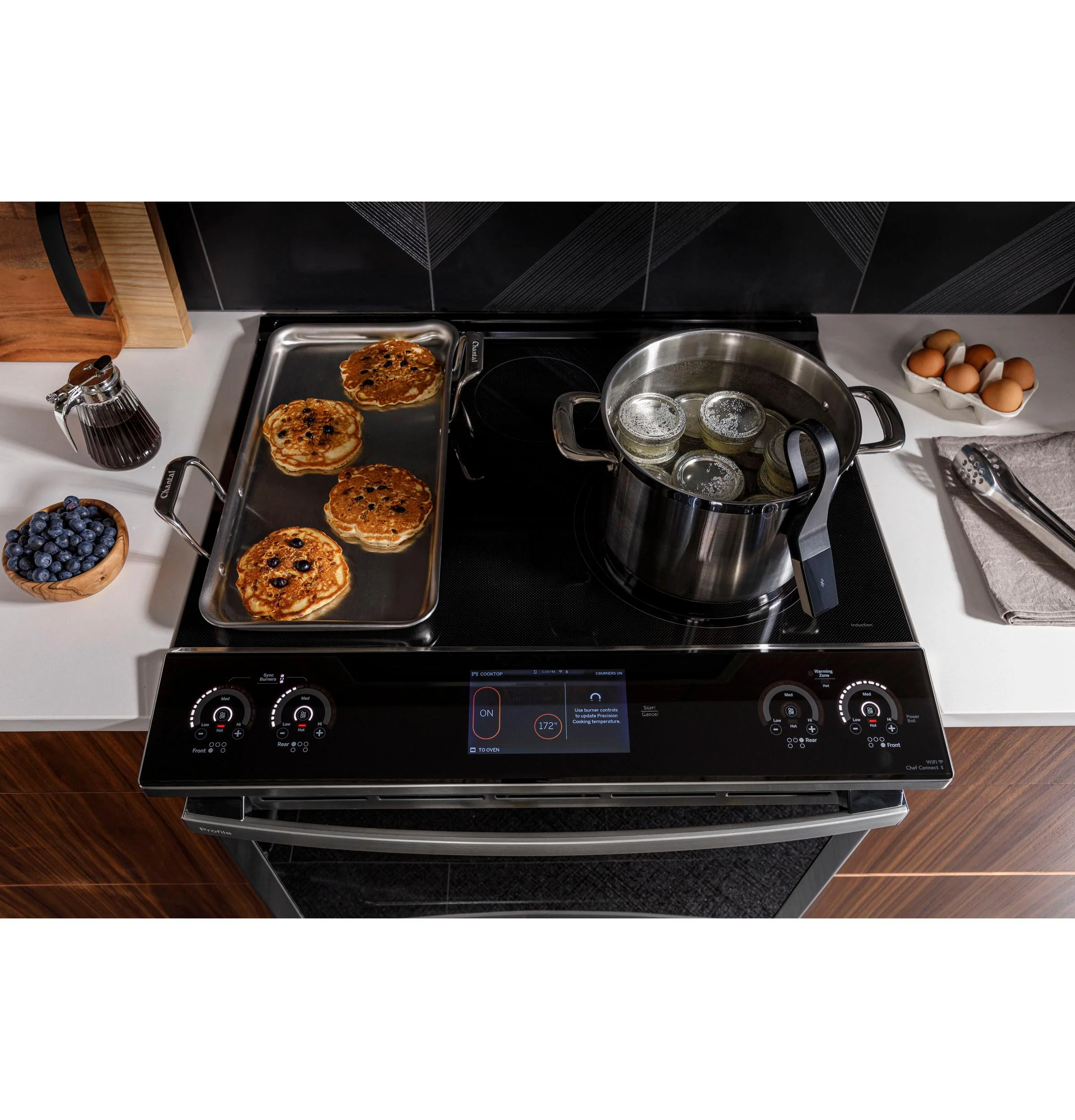 PHS93EYPFS GE Profile™ ENERGY STAR® 30" Smart Slide-In Fingerprint Resistant Front-Control Induction and Convection Range with No Preheat Air Fry - Image 10
