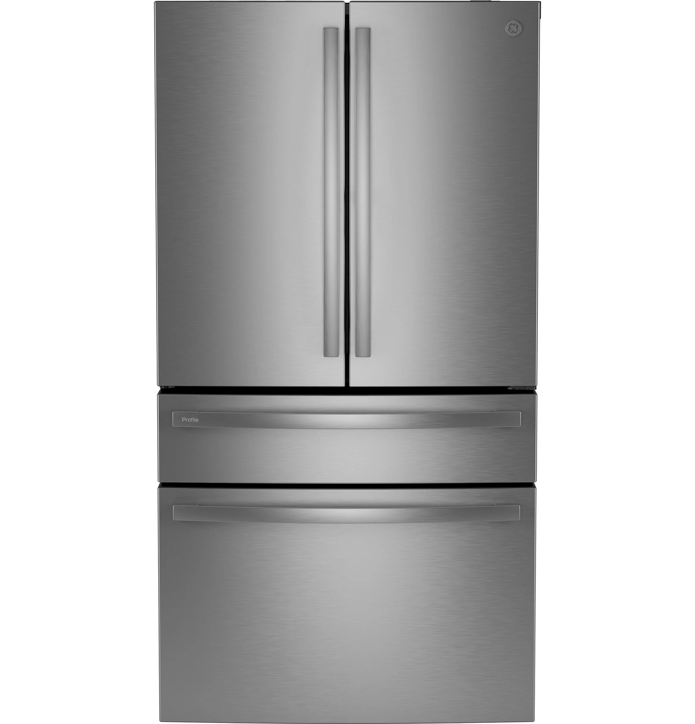 PJD23BYWFS GE Profile™ ENERGY STAR® 23.3 Cu. Ft. Smart Counter-Depth Fingerprint Resistant 4-Door French-Door Refrigerator with Door In Door
