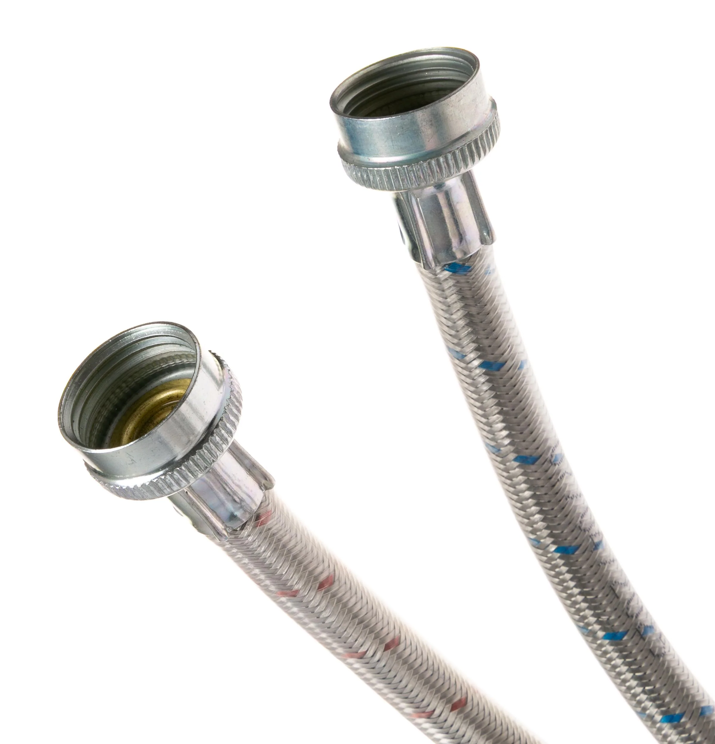 PM14X10005 GE® Universal Washing Machine Stainless Steel Hoses - 2 Pack PM14X10005 - Image 3