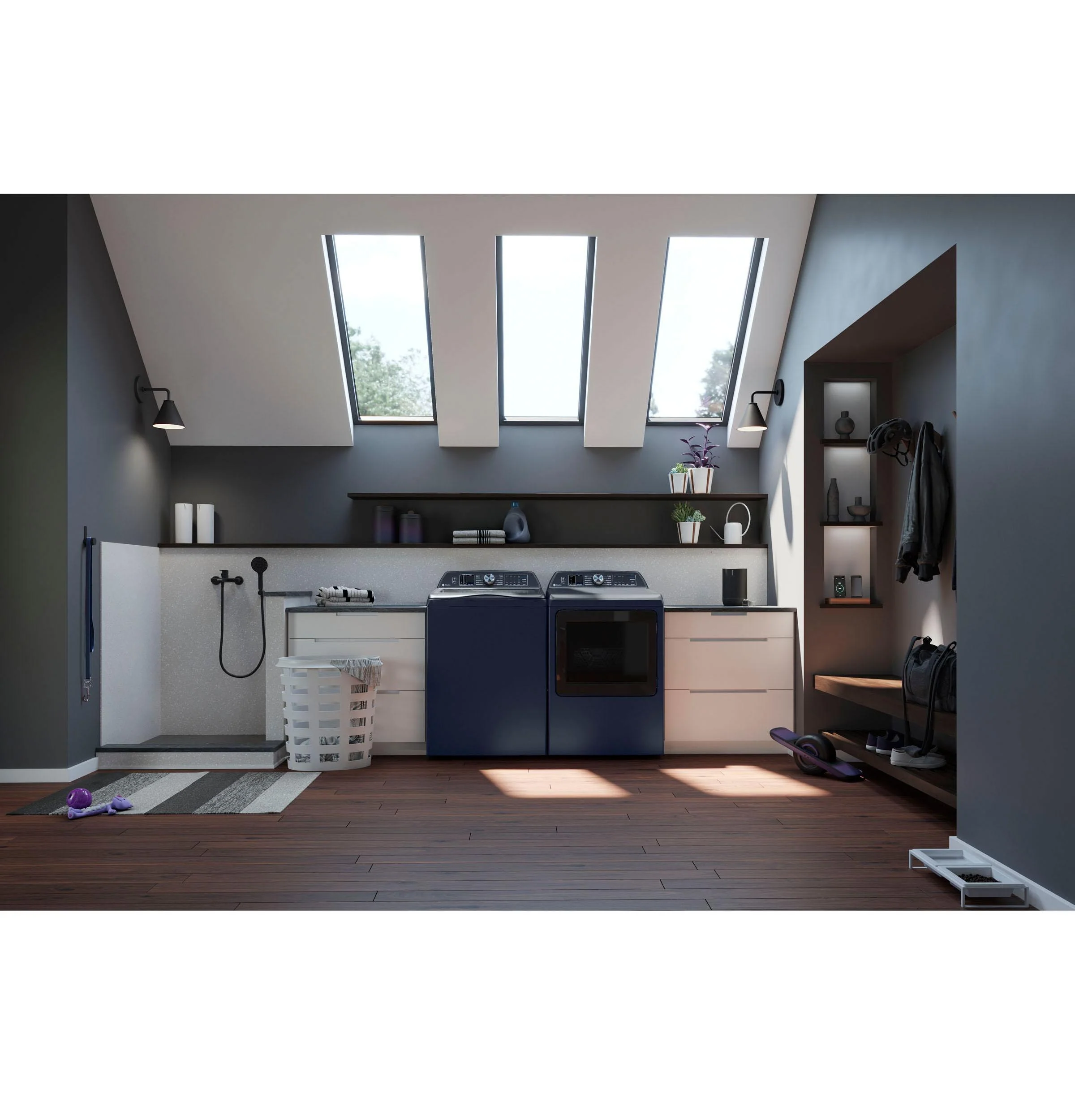 PTD80GBPTRS GE Profile™ ENERGY STAR® 7.3 cu. ft. Capacity Smart Gas Dryer with Steam and Washer Link - Image 4