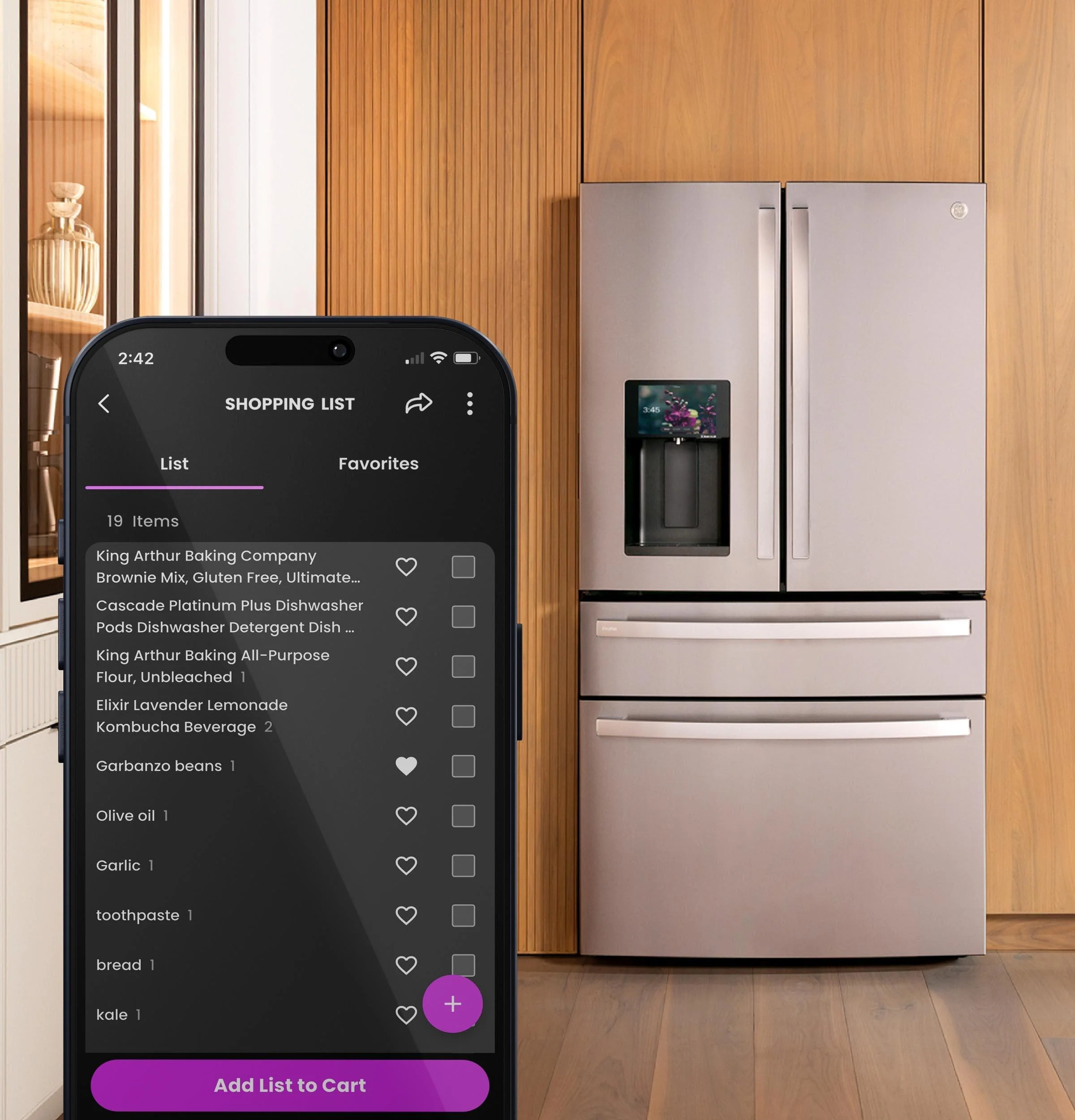 PVD28HYYFS GE Profile™ ENERGY STAR® 27.9 Cu. Ft. Smart 4-Door French-Door Refrigerator with Kitchen Assistant™ - Image 44