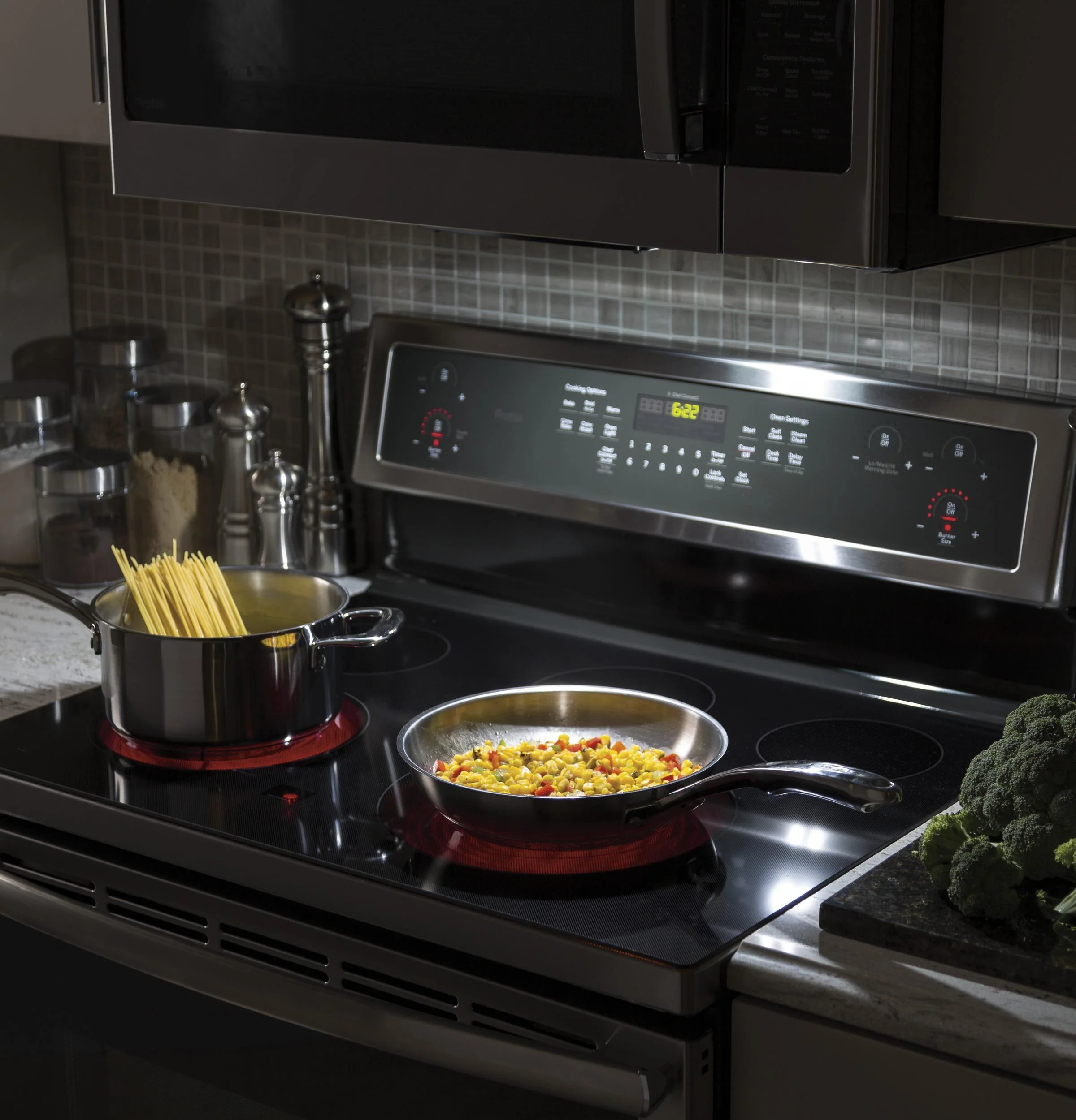 GE Profile™ 1.7 Cu. Ft. Convection Over-the-Range Microwave Oven - Image 5